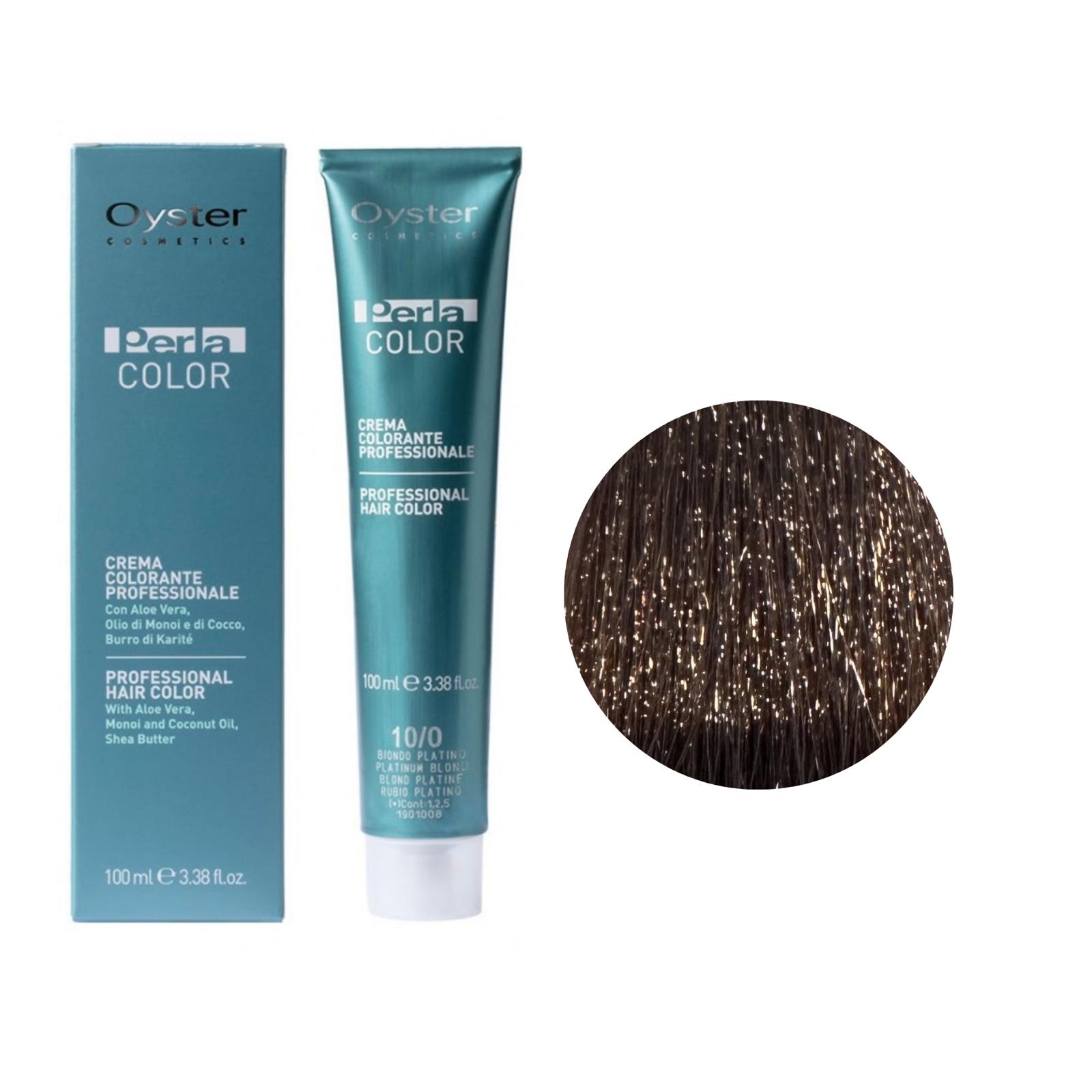 Colore Capelli Professionale N. 5/3 Castano Chiaro Dorato Perla Color Oyster Cosmetics 100ml