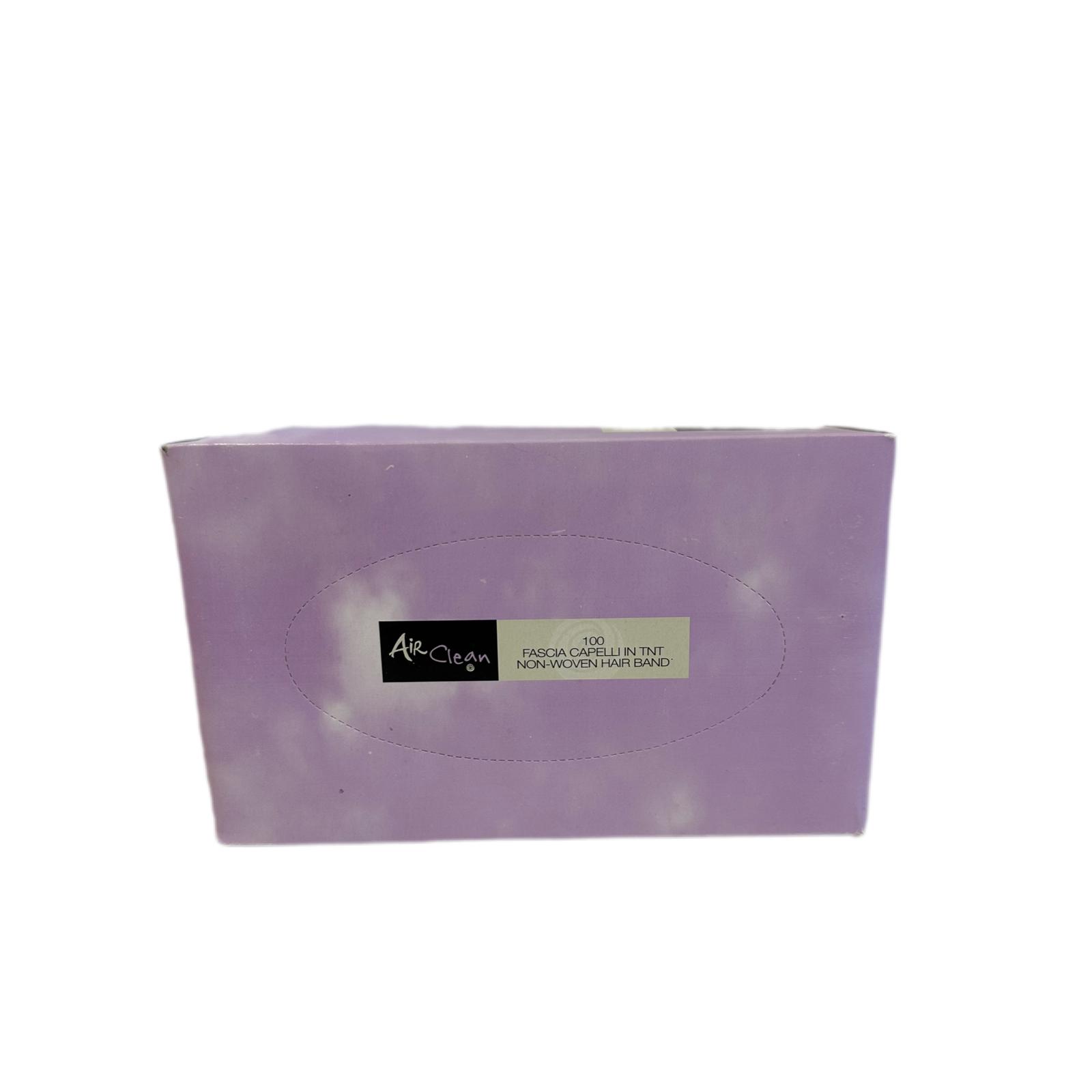Fascia Capelli con Elastico Morbido in TNT Monouso Airclean 100pz