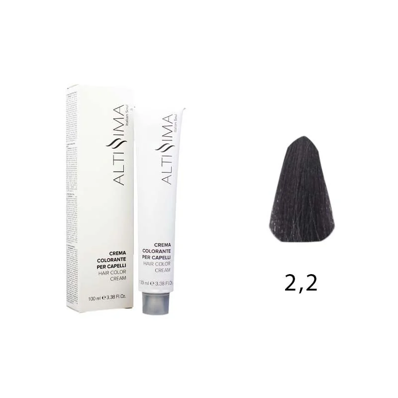 Colore Capelli Professionale N. 2.2 Altissima 100ml cod. ALT001