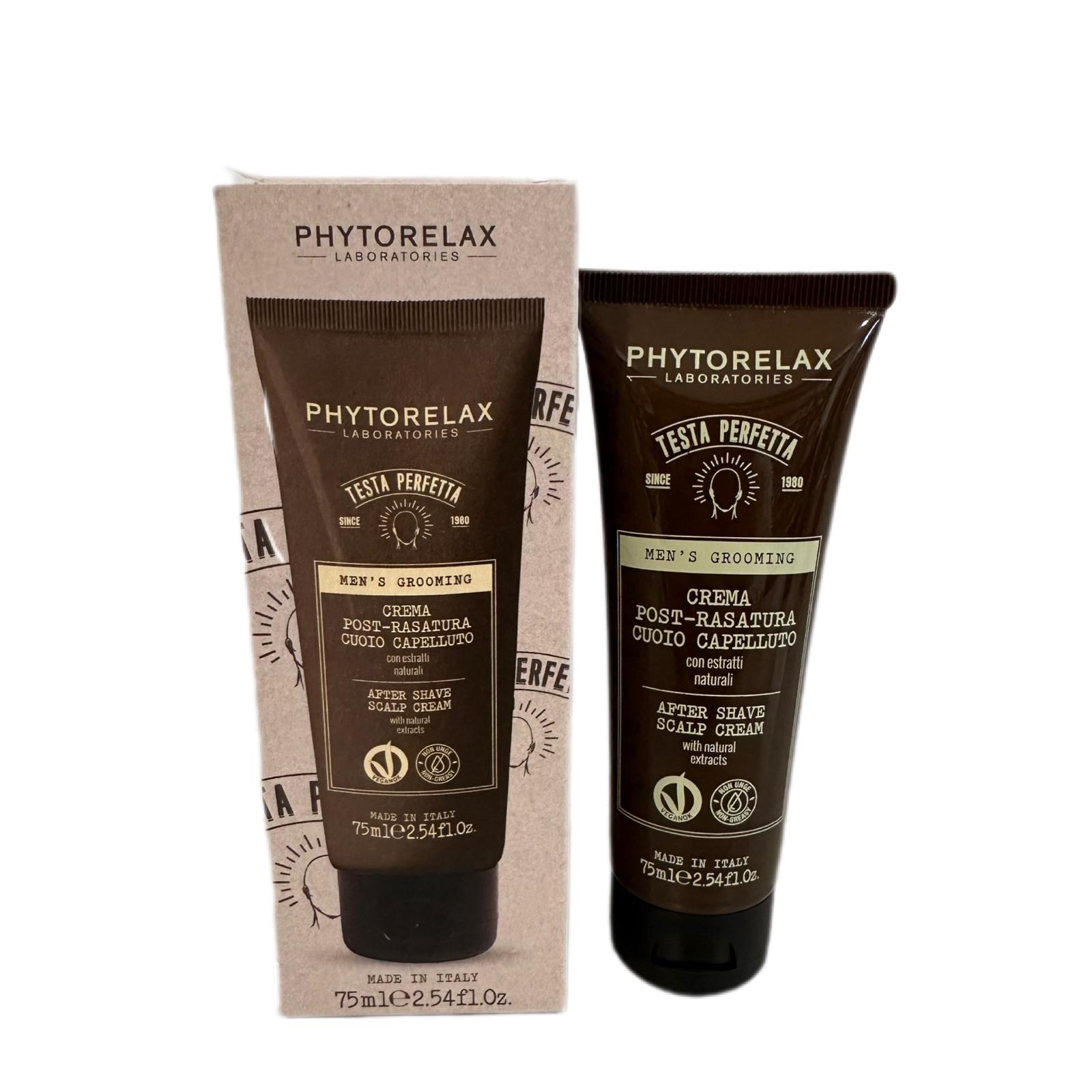 Crema Post Rasatura Cuoio Capelluto Testa Perfetta Allantoina e Pantenolo Phytorelax 75ml