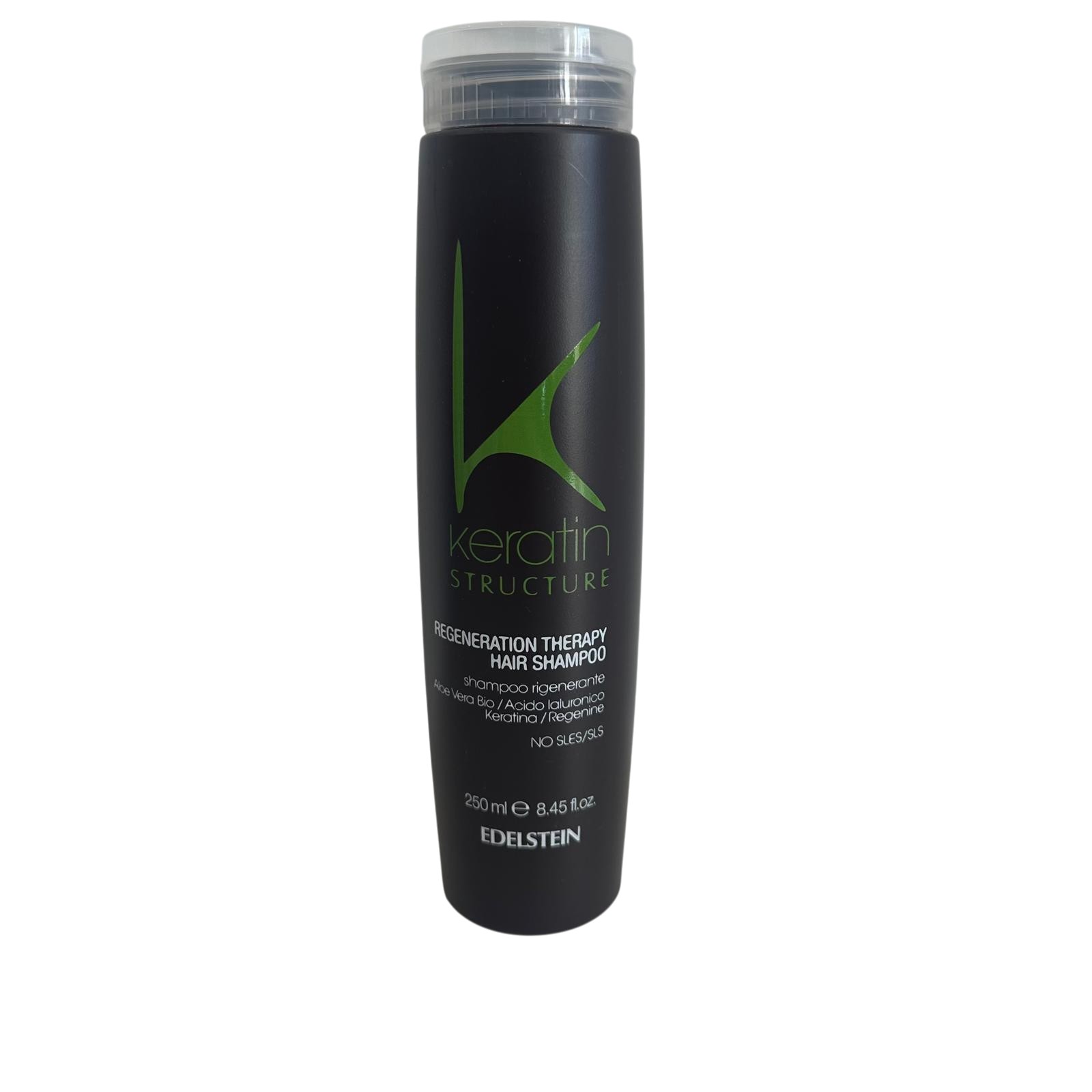 Shampoo Rigenerante Keratina  Aloe e Acido Ialuronico Edelstein 250ml
