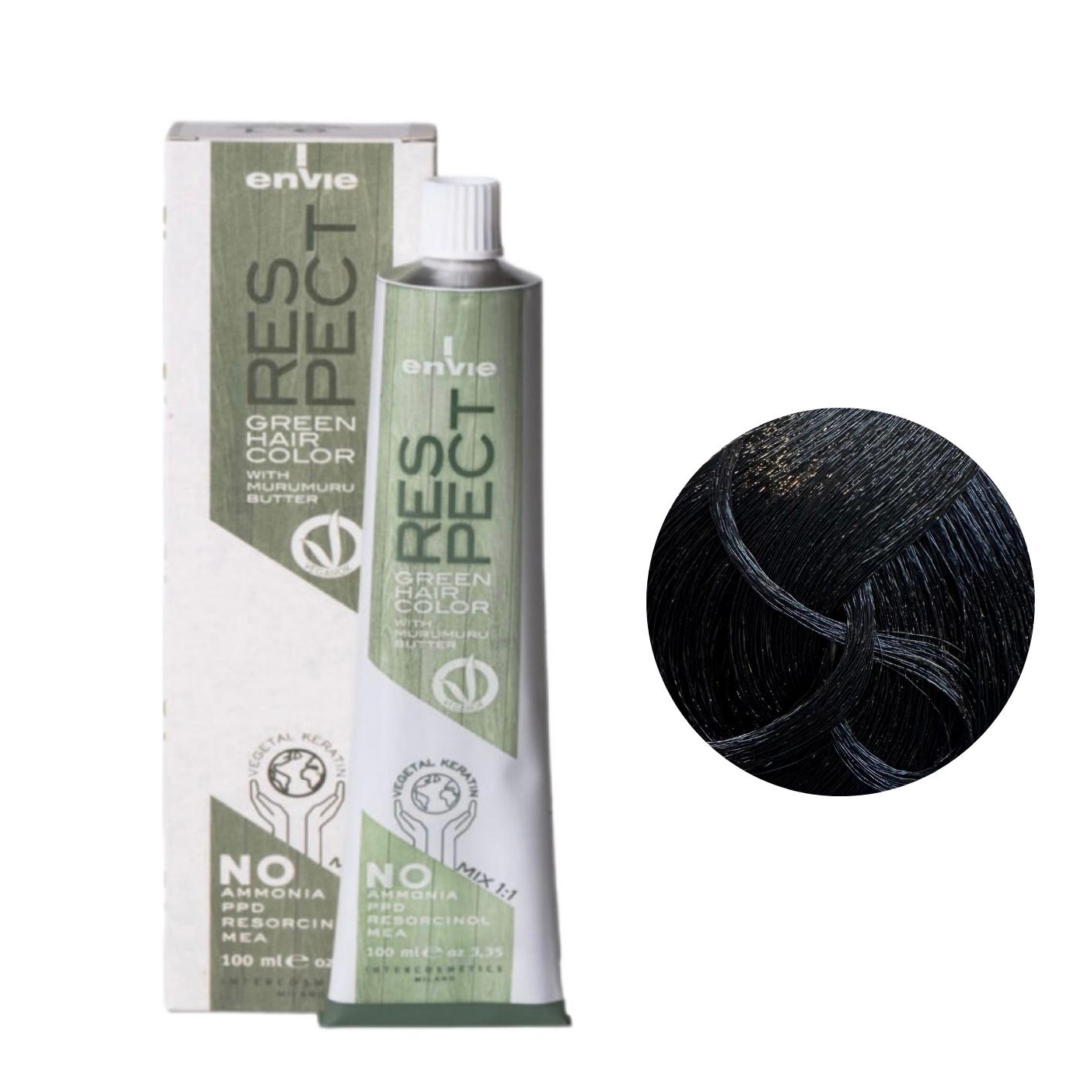 Envie Tinta in Crema Senza Ammoniaca Respect Green 100ml 3.0 Castano Scuro