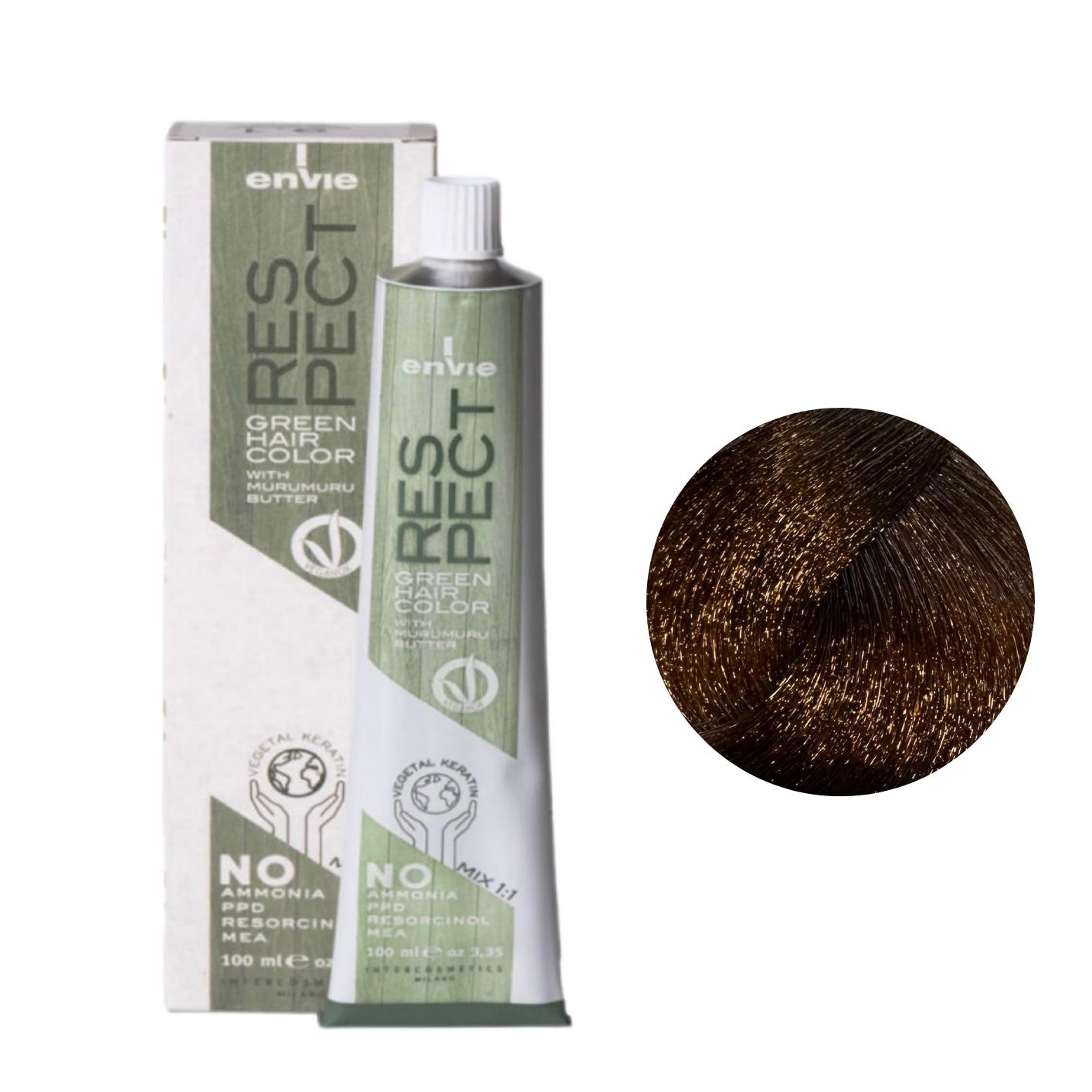 Envie Tinta in Crema Senza Ammoniaca Respect Green 100ml 6.3 Biondo Scuro  Dorato