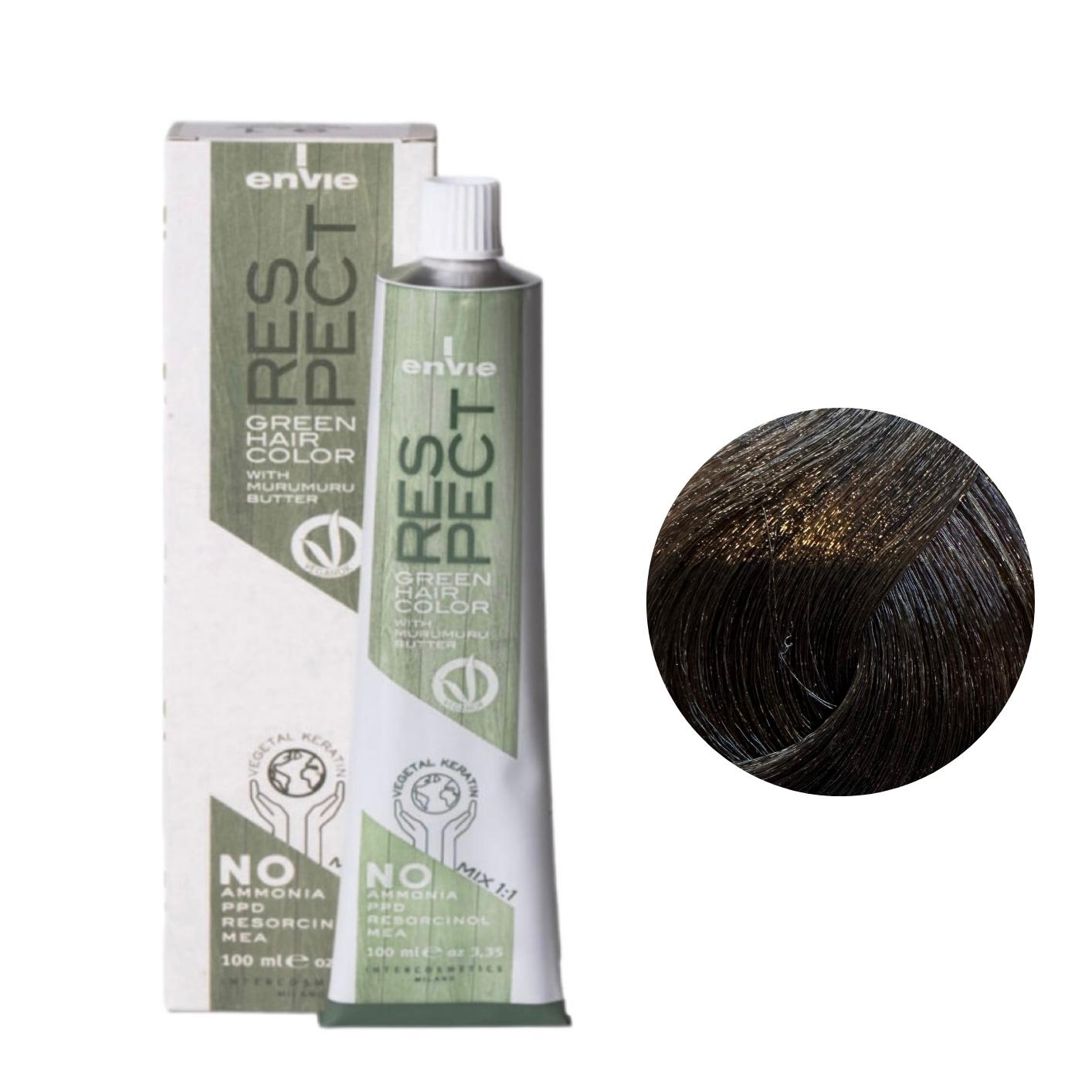 Envie Tinta in Crema Senza Ammoniaca Respect Green 100ml 6.0 Biondo Scuro