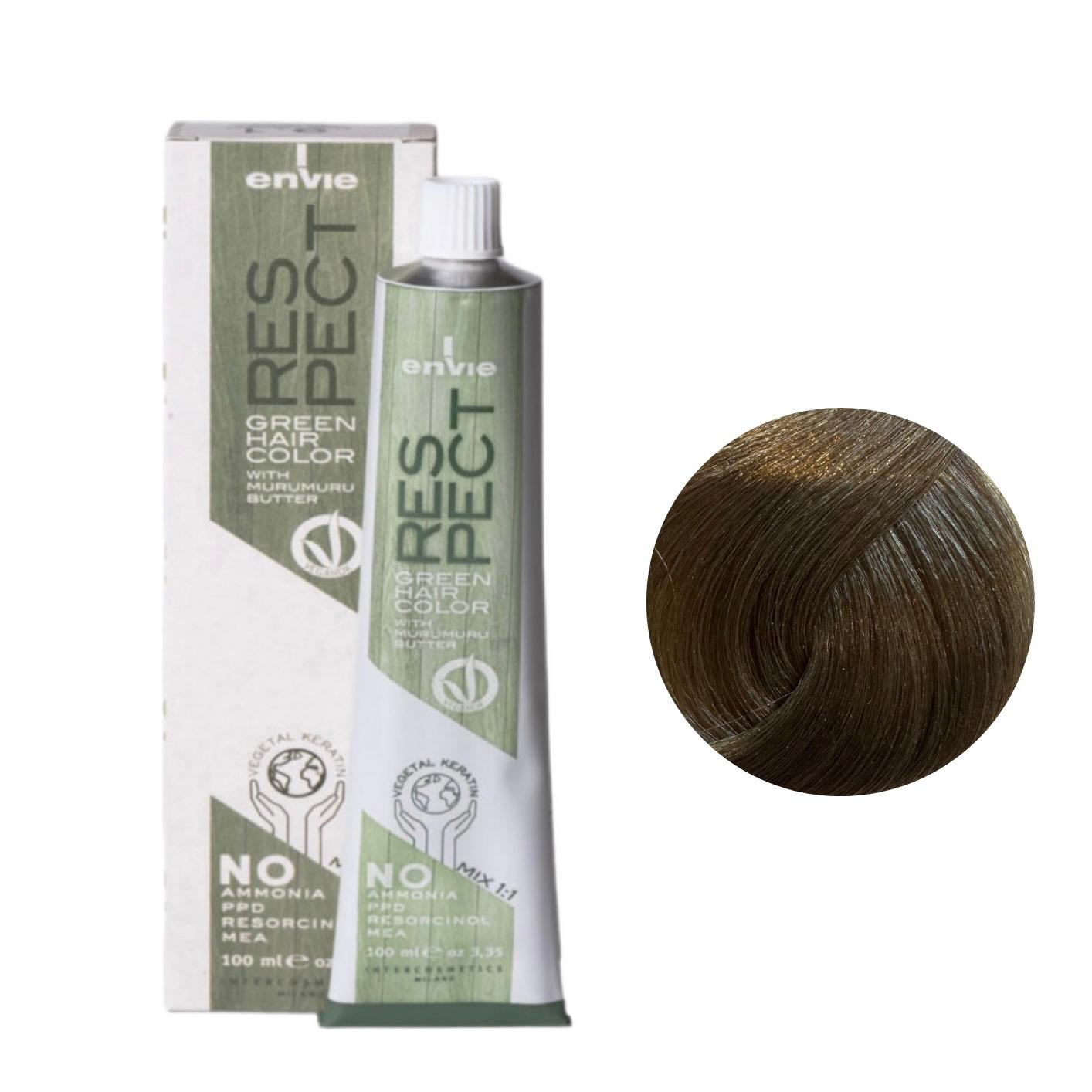 Envie Tinta in Crema Senza Ammoniaca Respect Green 100ml 8.0 Biondo Chiaro