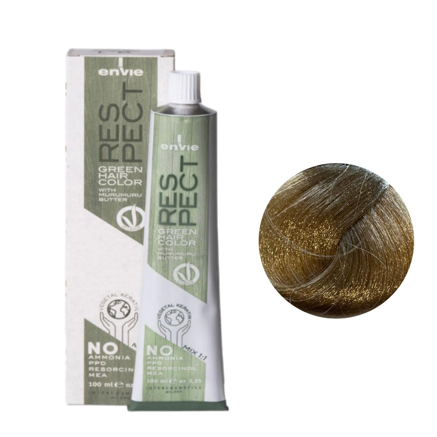 Envie Tinta in Crema Senza Ammoniaca Respect Green 100ml 9.0 Biondo Chiarissimo
