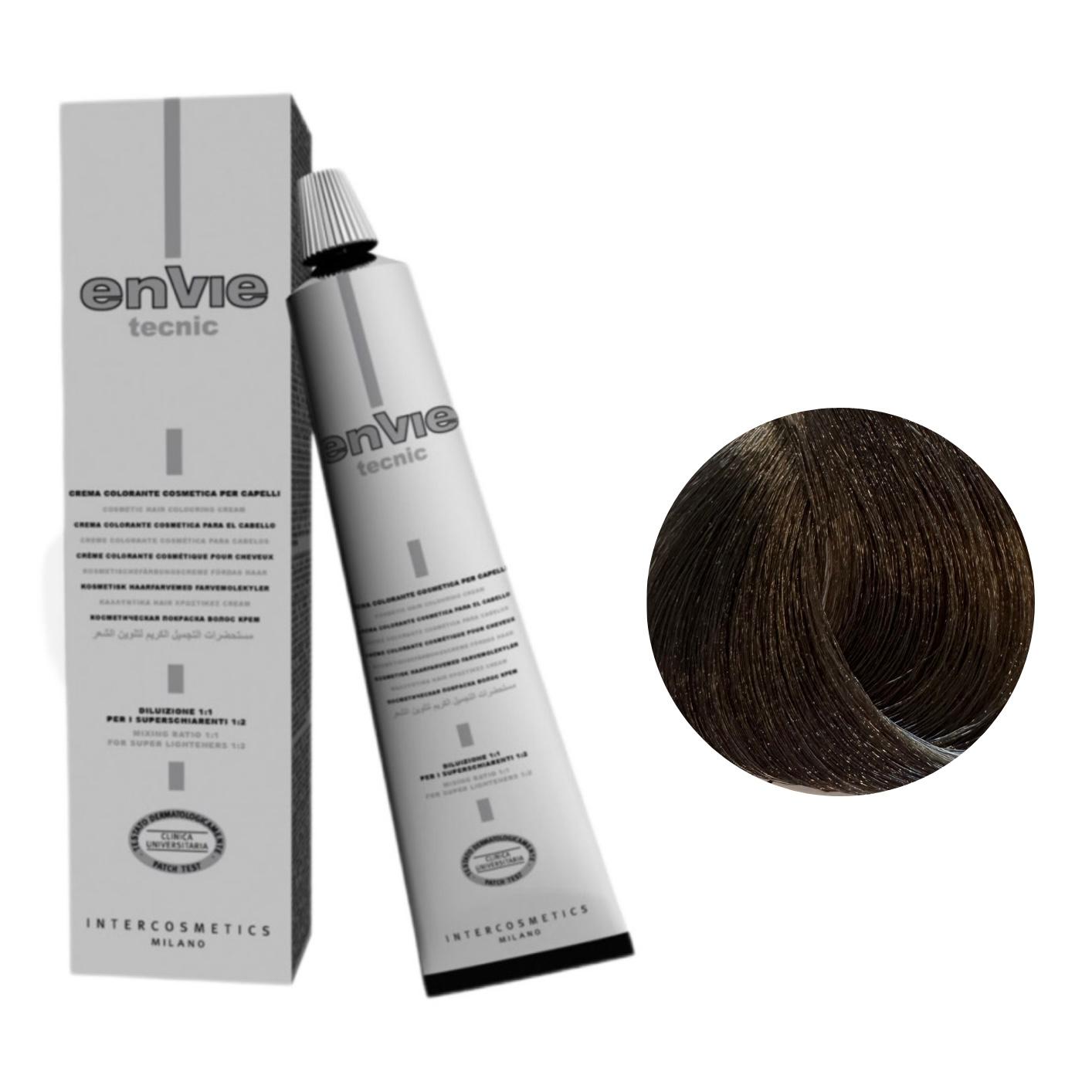 Colore Capelli Professionale Con Ammoniaca Envie 100ml N. 5.1 Castano Chiaro Cenere