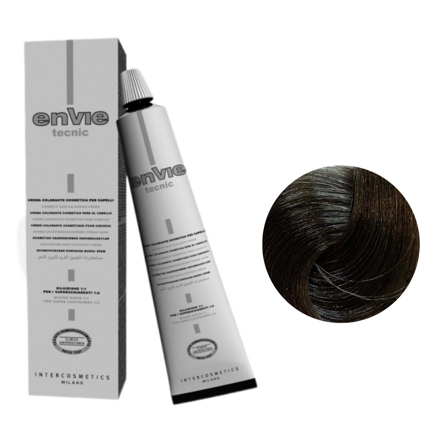 Colore Capelli Professionale Con Ammoniaca Envie 100ml N. 6.1 biondo Scuro Cenere