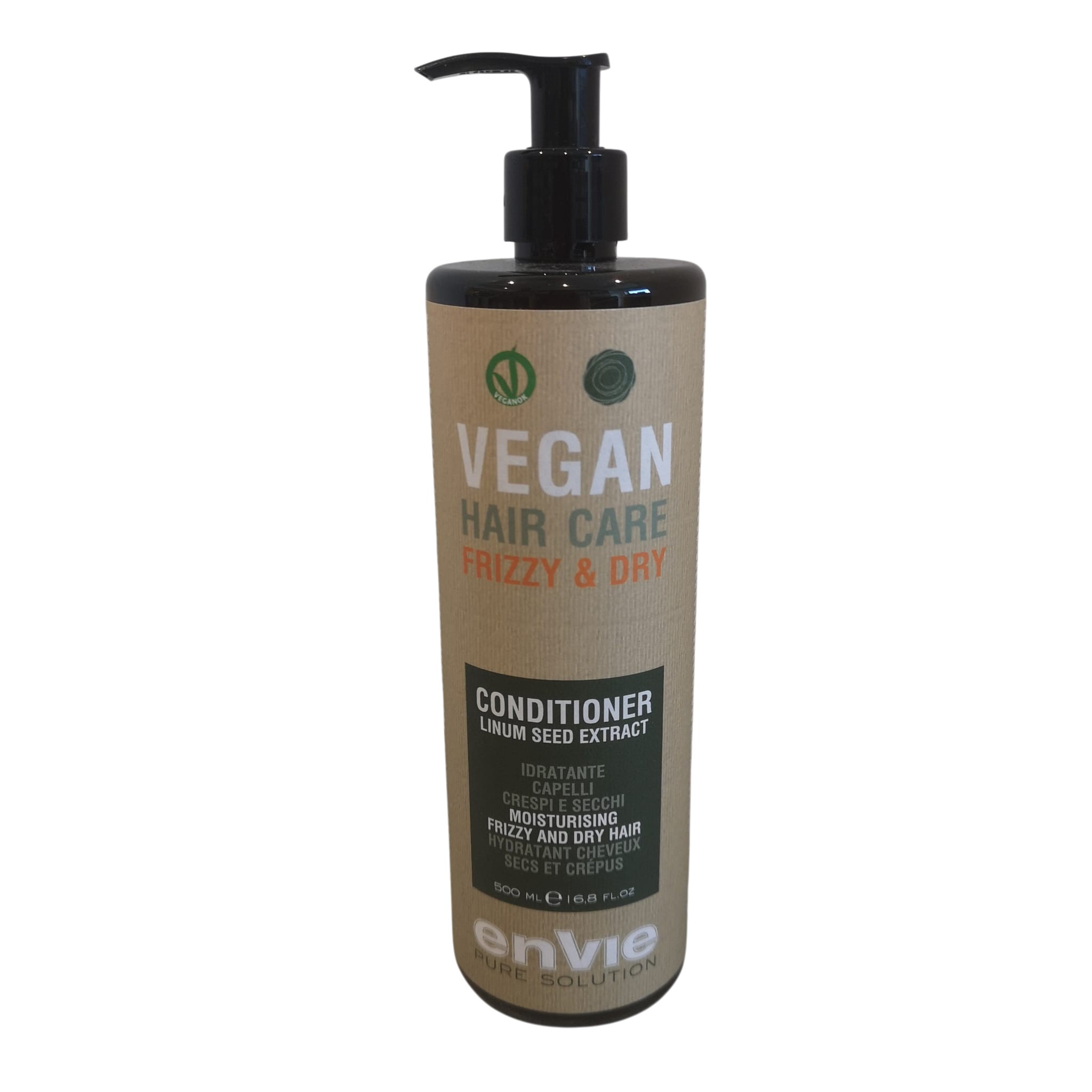 Envie Vegan Conditioner Idratante Capelli Secchi e Crespi Linum Seed Extract Hair Care 500ml