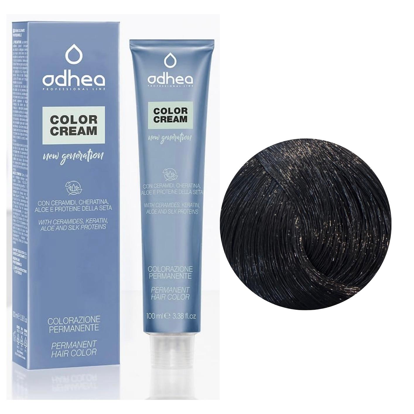 Odhea Color Cream con Ammoniaca Colorazione Permanente N. 4.1 Castano Cenere 100ml