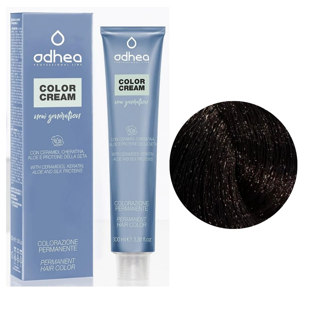 Odhea Color Cream con Ammoniaca Colorazione Permanente N. 4 Castano 100ml