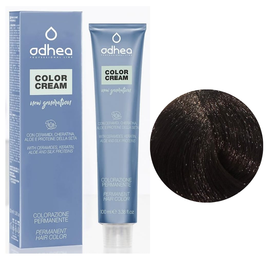Odhea Color Cream con Ammoniaca Colorazione Permanente N. 5 Castano Chiaro 100ml
