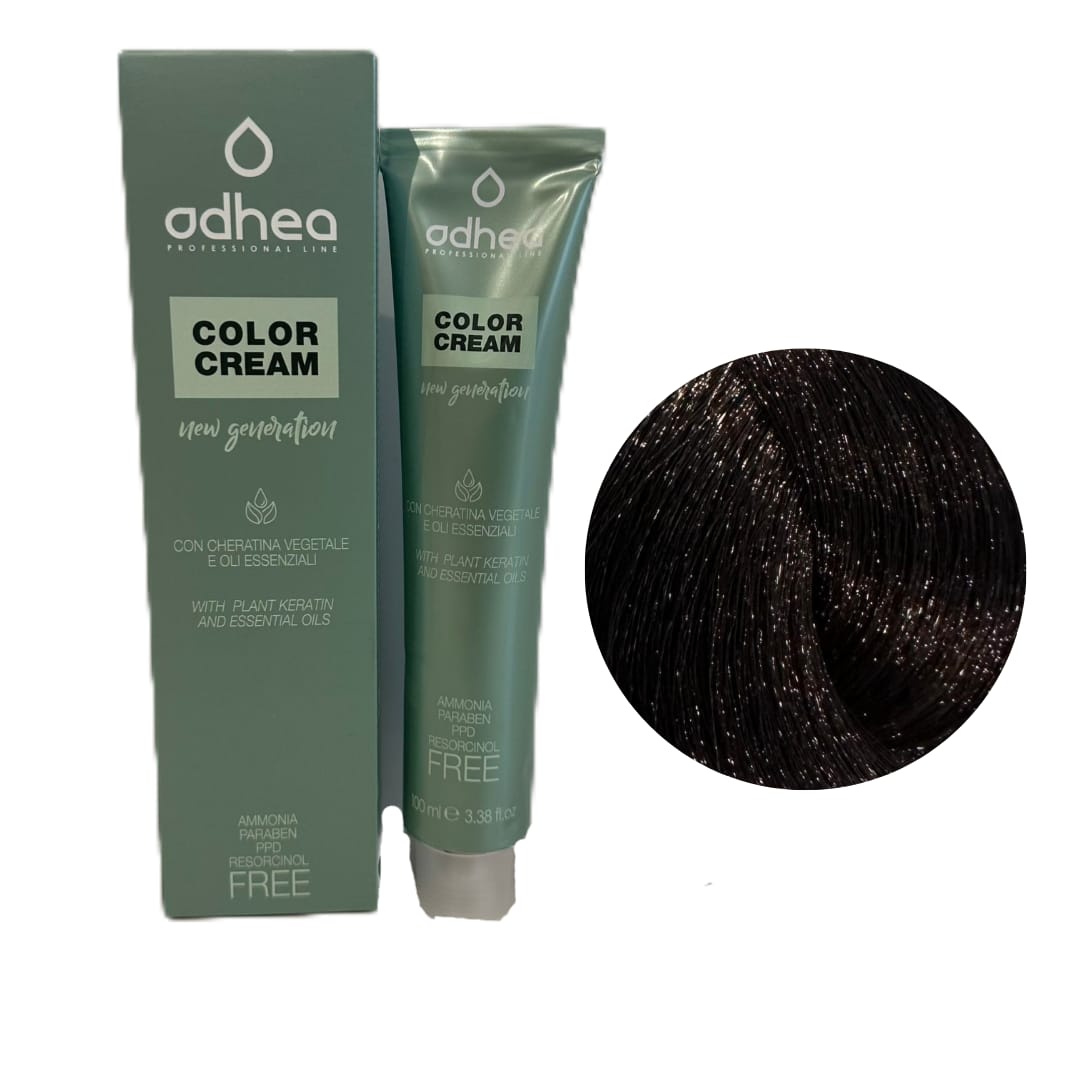 Odhea Color Cream Senza Ammoniaca Colorazione Permanente N. 4 Castano 100ml
