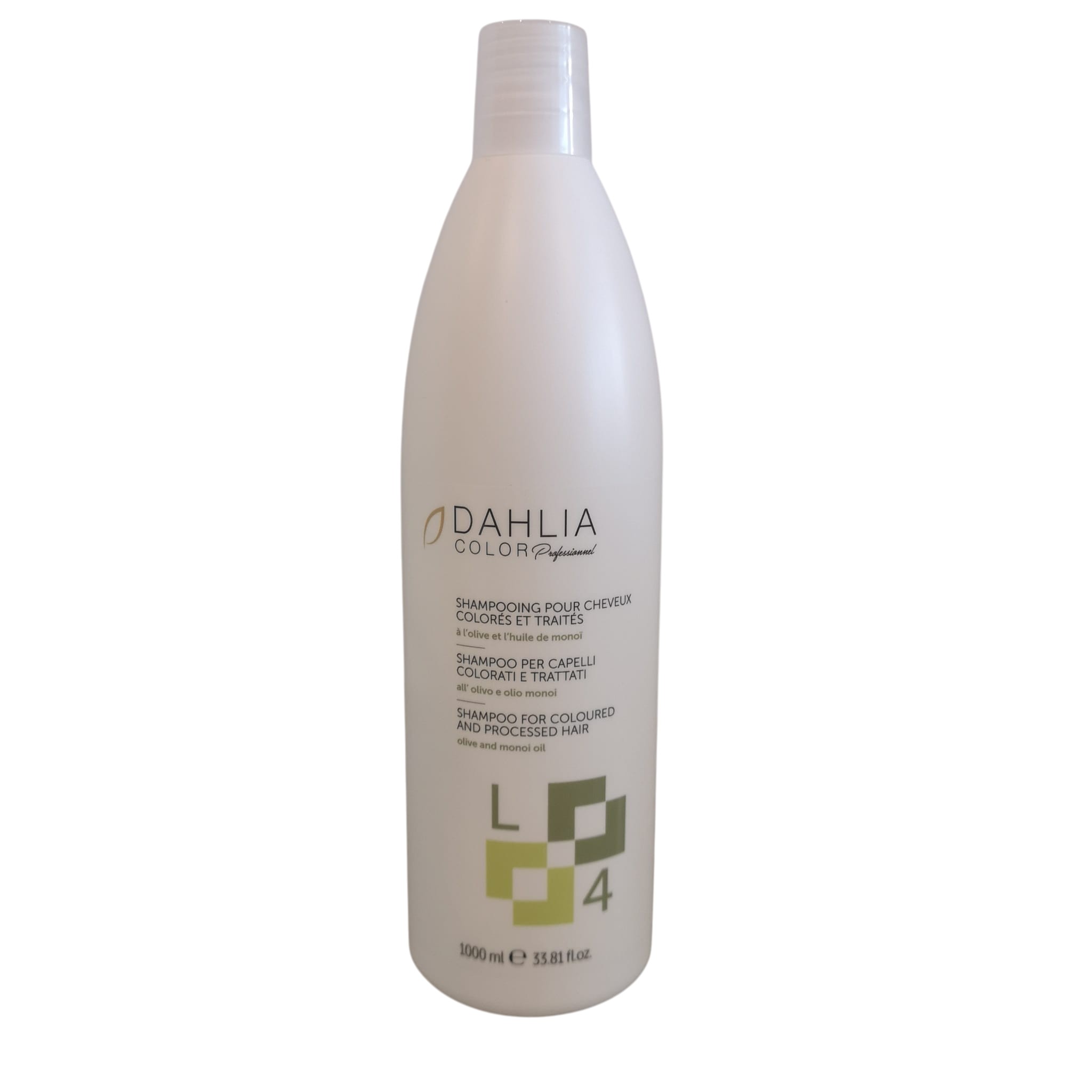 Shampoo Illuminante Per Capelli Colorati con Olivo e Monoi Dahlia Oyster Cosmetics 1l