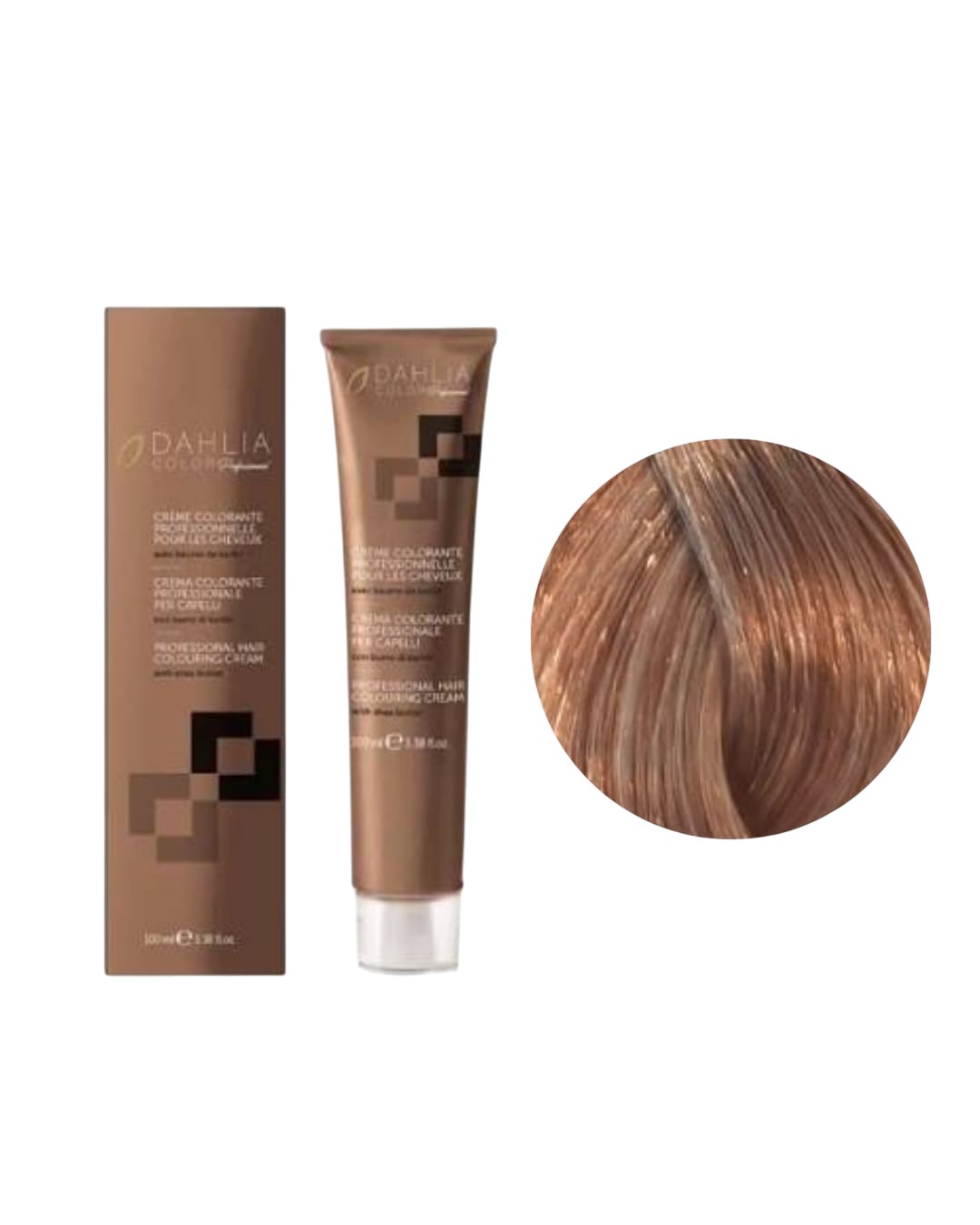 Tintura colore Con Ammoniaca N. 10/00 Biondo Platino Dahlia Oyster Cosmetics 100ml