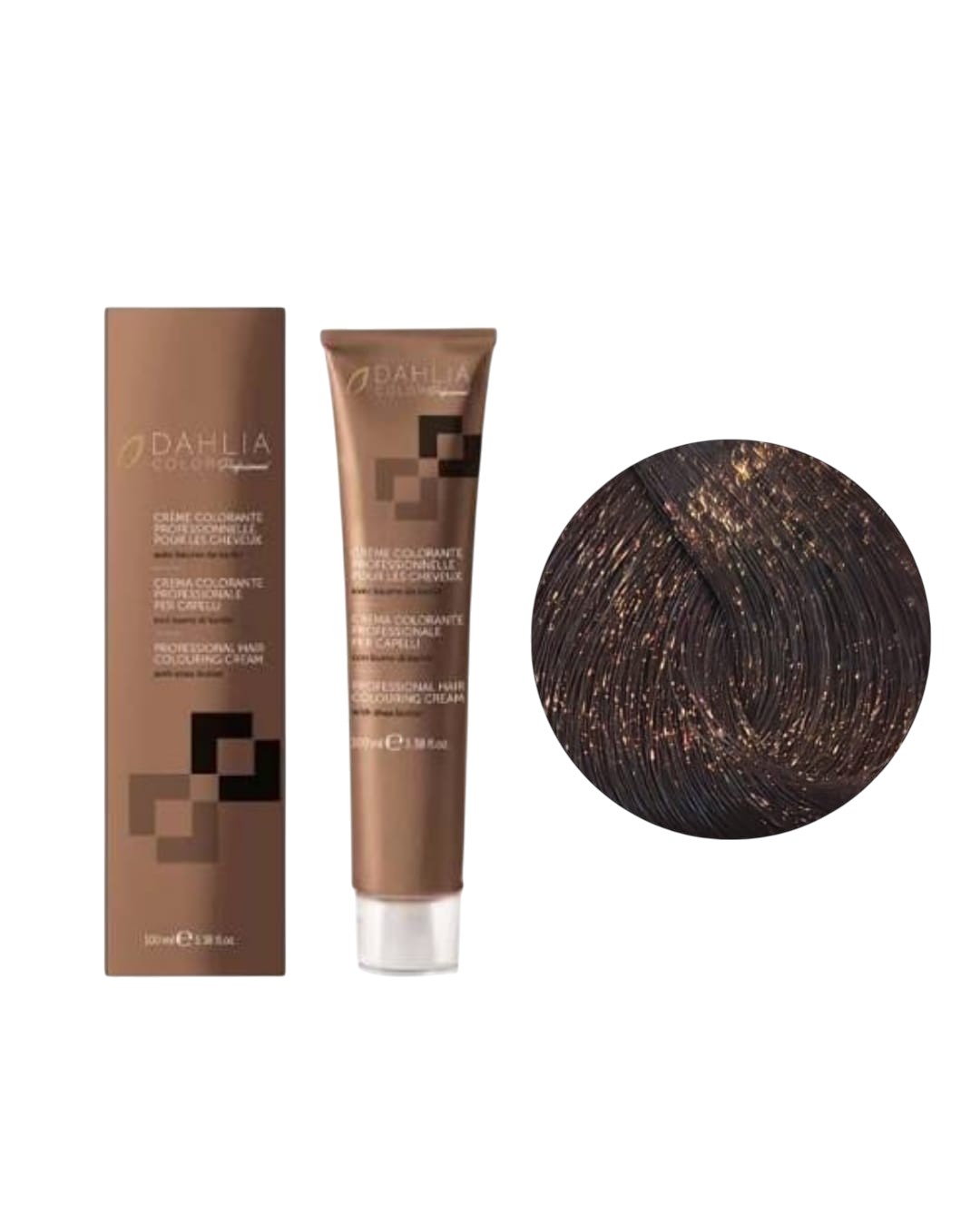 Tintura colore Con Ammoniaca N. 5/00 Castano Chiaro Intenso Dahlia Oyster Cosmetics 100ml