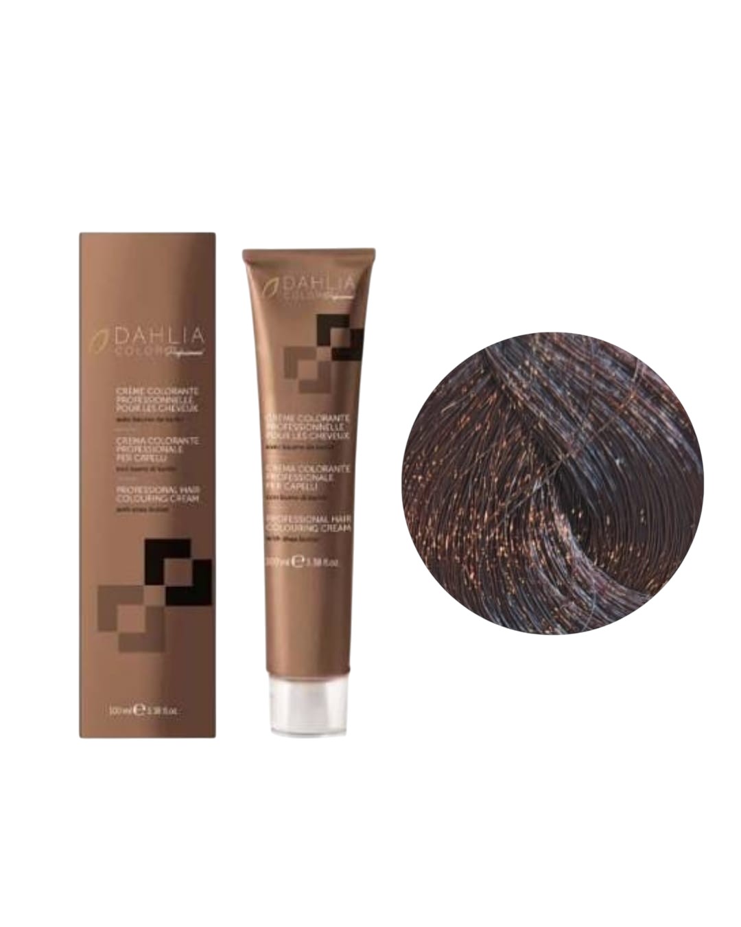Tintura colore Con Ammoniaca N. 5/1 Castano Chiaro cenere Dahlia Oyster Cosmetics 100ml