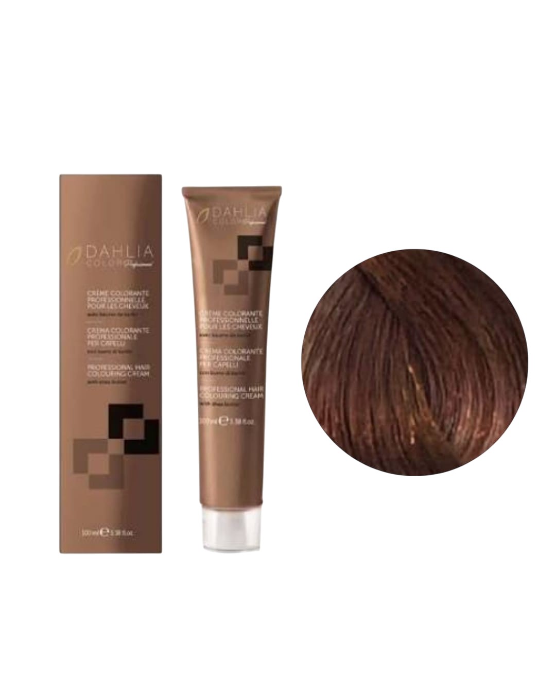 Tintura colore Con Ammoniaca N. 6/0 Biondo Scuro Dahlia Oyster Cosmetics 100ml