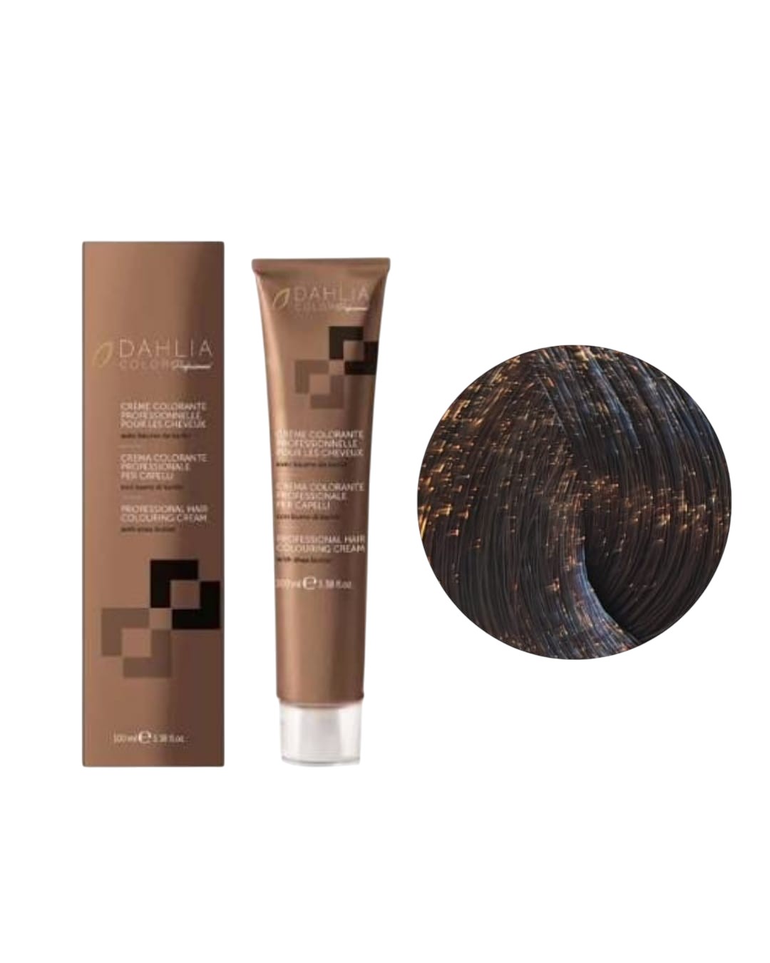 Tintura colore Con Ammoniaca N. 6/1 Biondo Scuro Cenere Dahlia Oyster Cosmetics 100ml