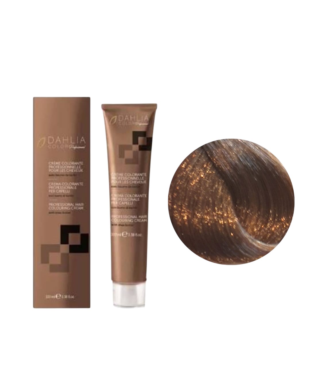 Tintura colore Con Ammoniaca N. 6/3 Biondo Scuro Dorato Dahlia Oyster Cosmetics 100ml