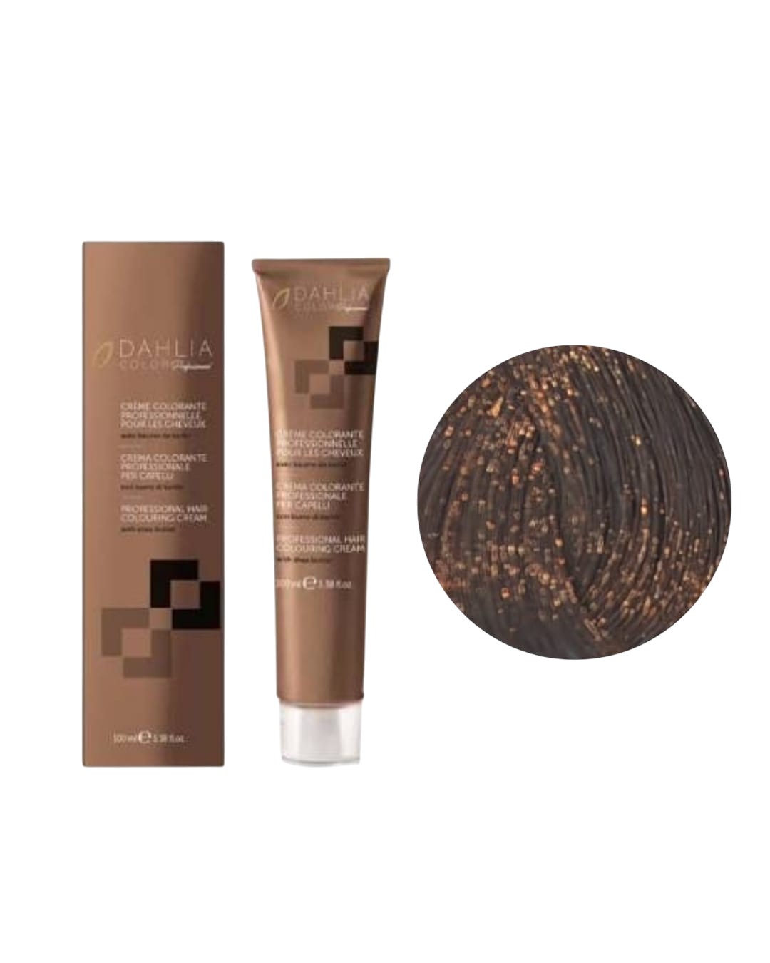 Tintura colore Con Ammoniaca N. 7/00 Biondo Medio Intenso Dahlia Oyster Cosmetics 100ml