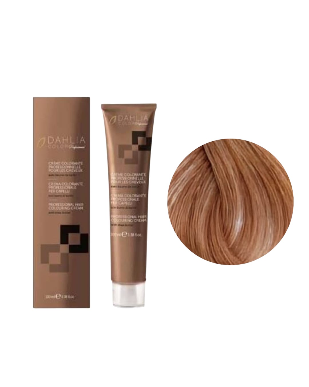 Tintura colore Con Ammoniaca N. 8/0 Biondo Chiaro Dahlia Oyster Cosmetics 100ml