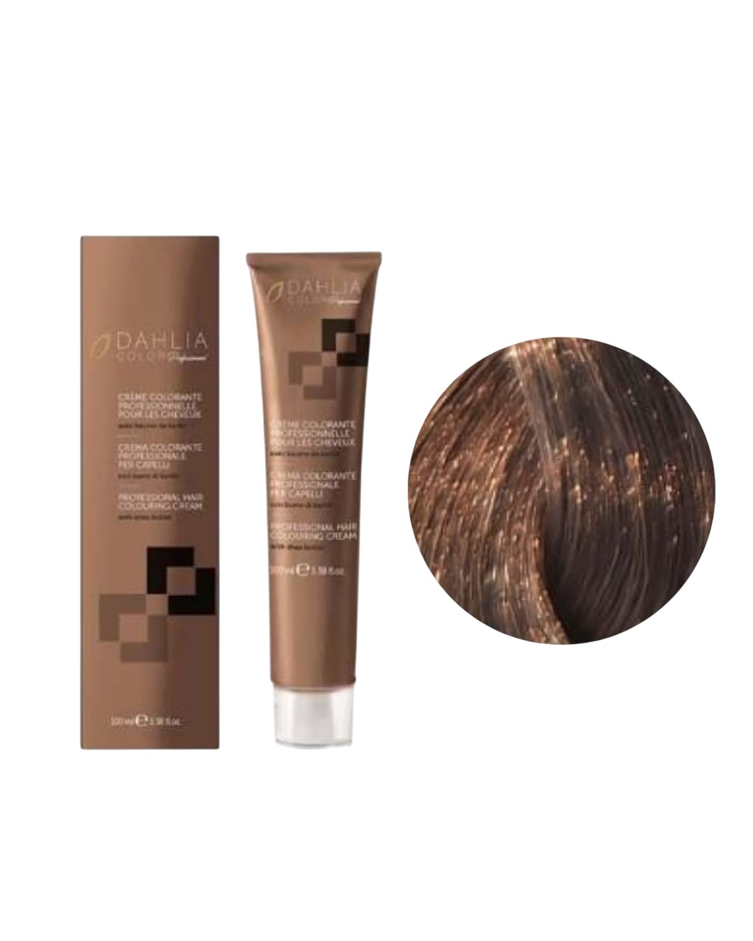 Tintura colore Con Ammoniaca N. 8/00 Biondo Chiaro Intenso Dahlia Oyster Cosmetics 100ml