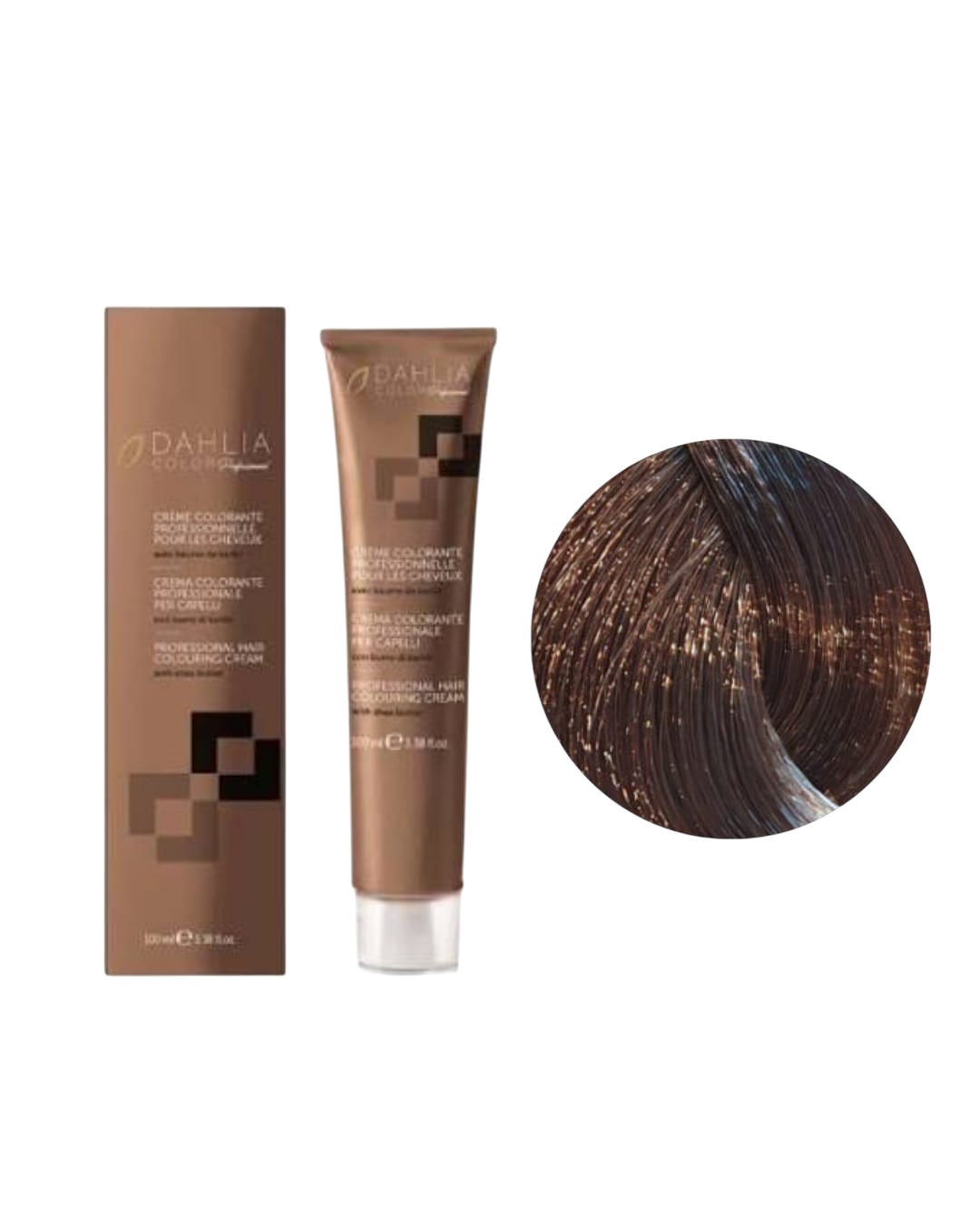 Tintura colore Con Ammoniaca N. 8/1 Biondo Chiaro Cenere Dahlia Oyster Cosmetics 100ml