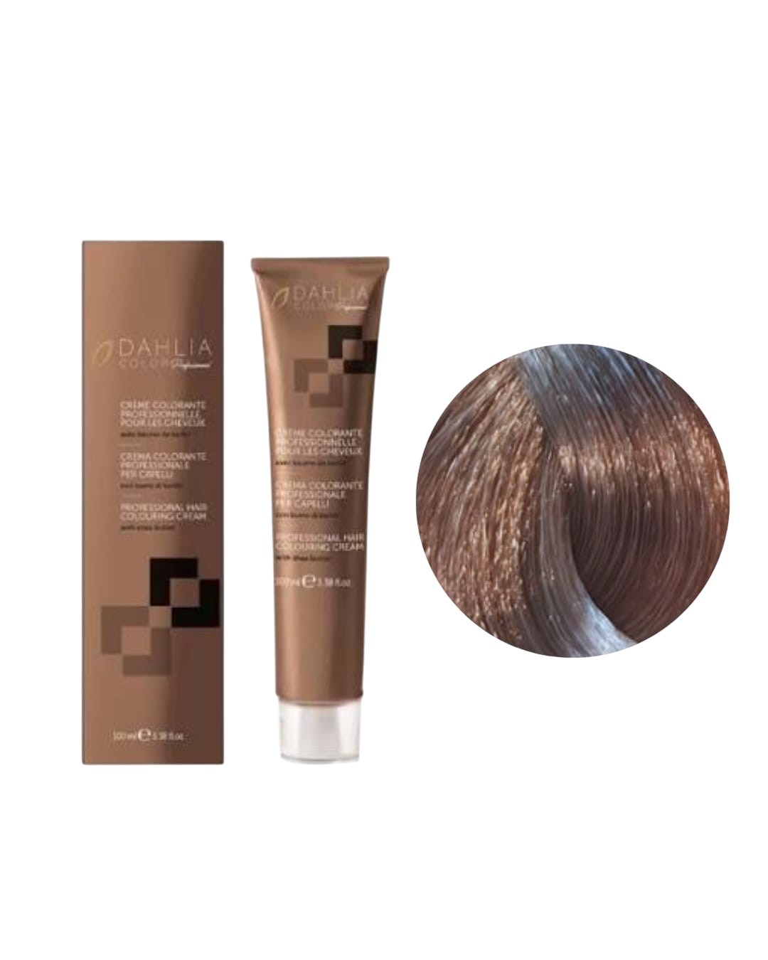 Tintura colore Con Ammoniaca N. 9/1 Biondo Chiarissimo Cenere Dahlia Oyster Cosmetics 100ml