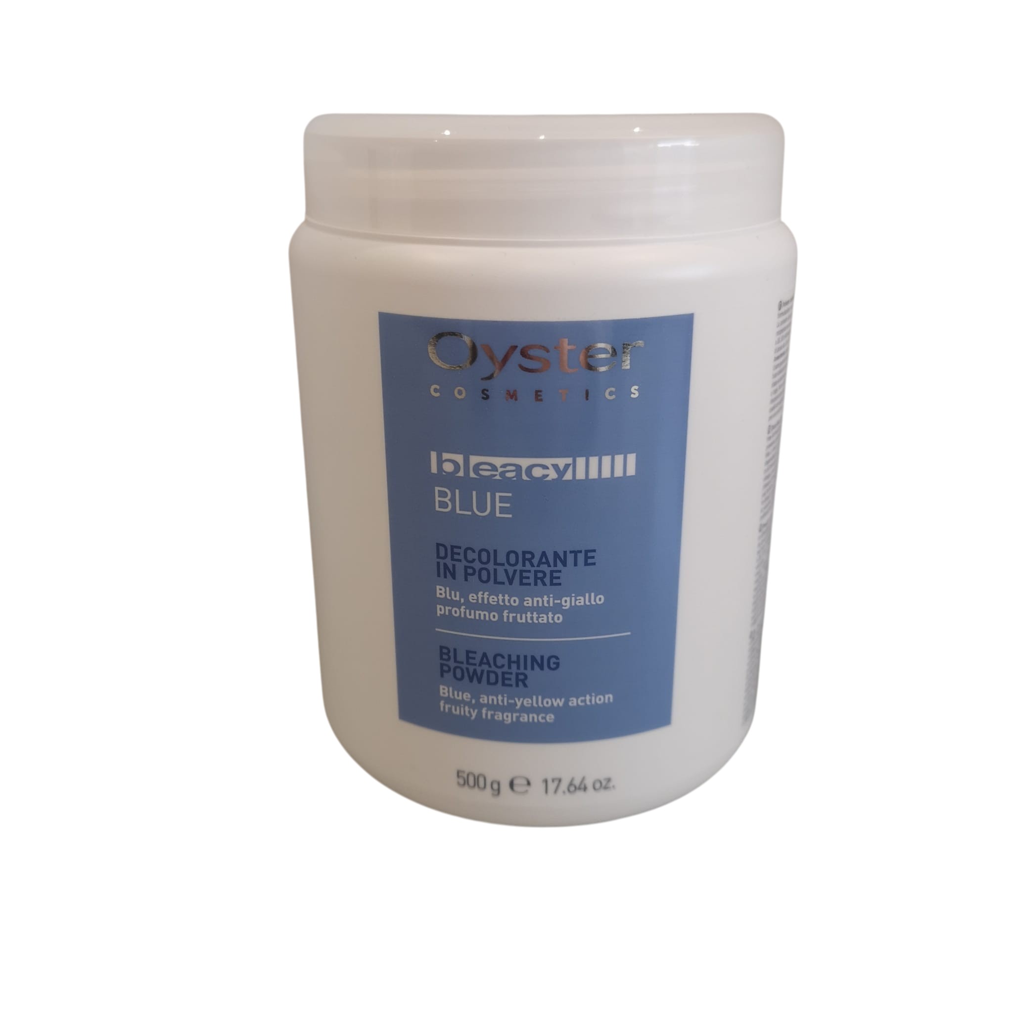 Decolorante Capelli Antigiallo bleacy blue Oyster Cosmetics vaso 500g