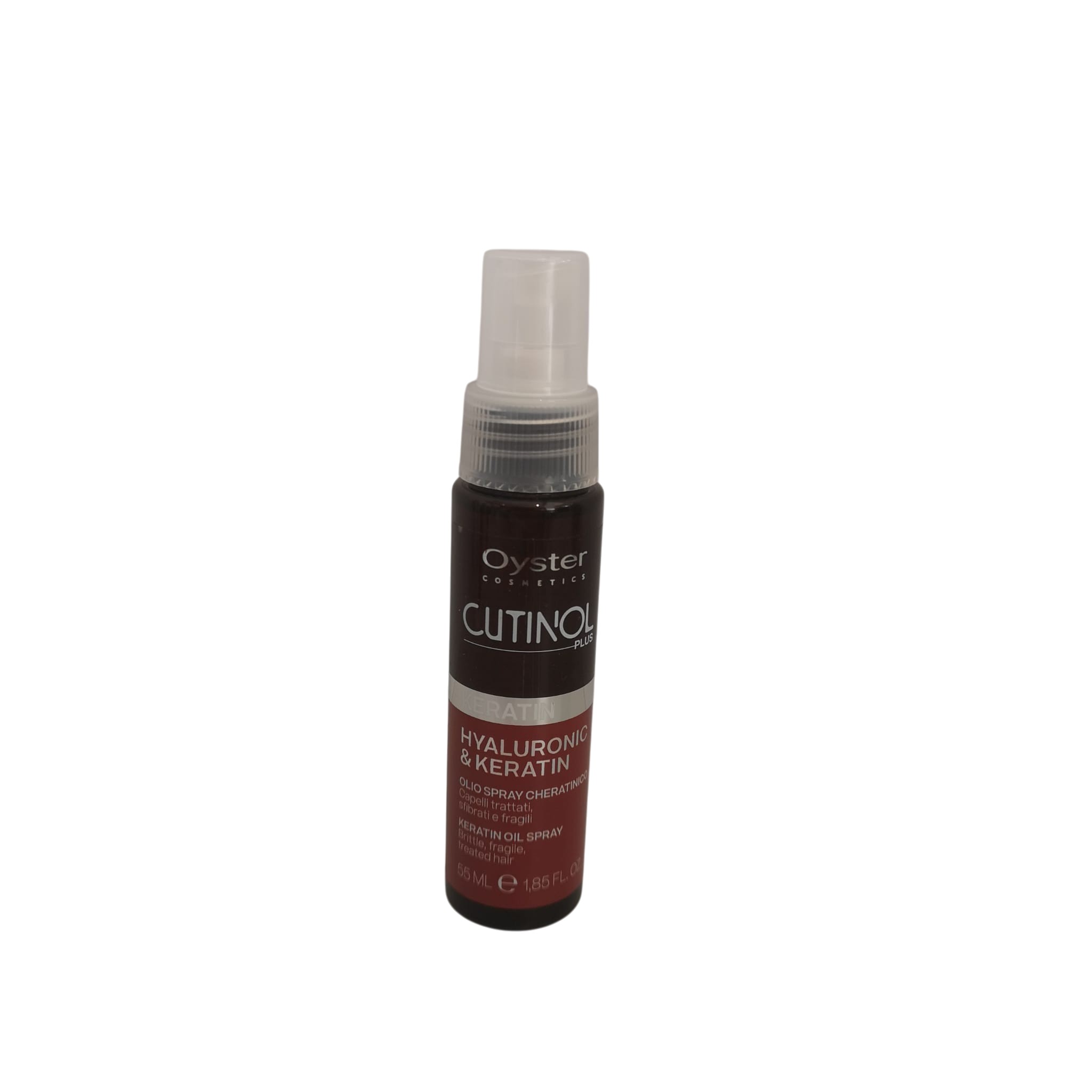 Olio spray cheratinico Per Capelli Sfibrati Cutinol Plus Keratin Oyster Cosmetics 55ml