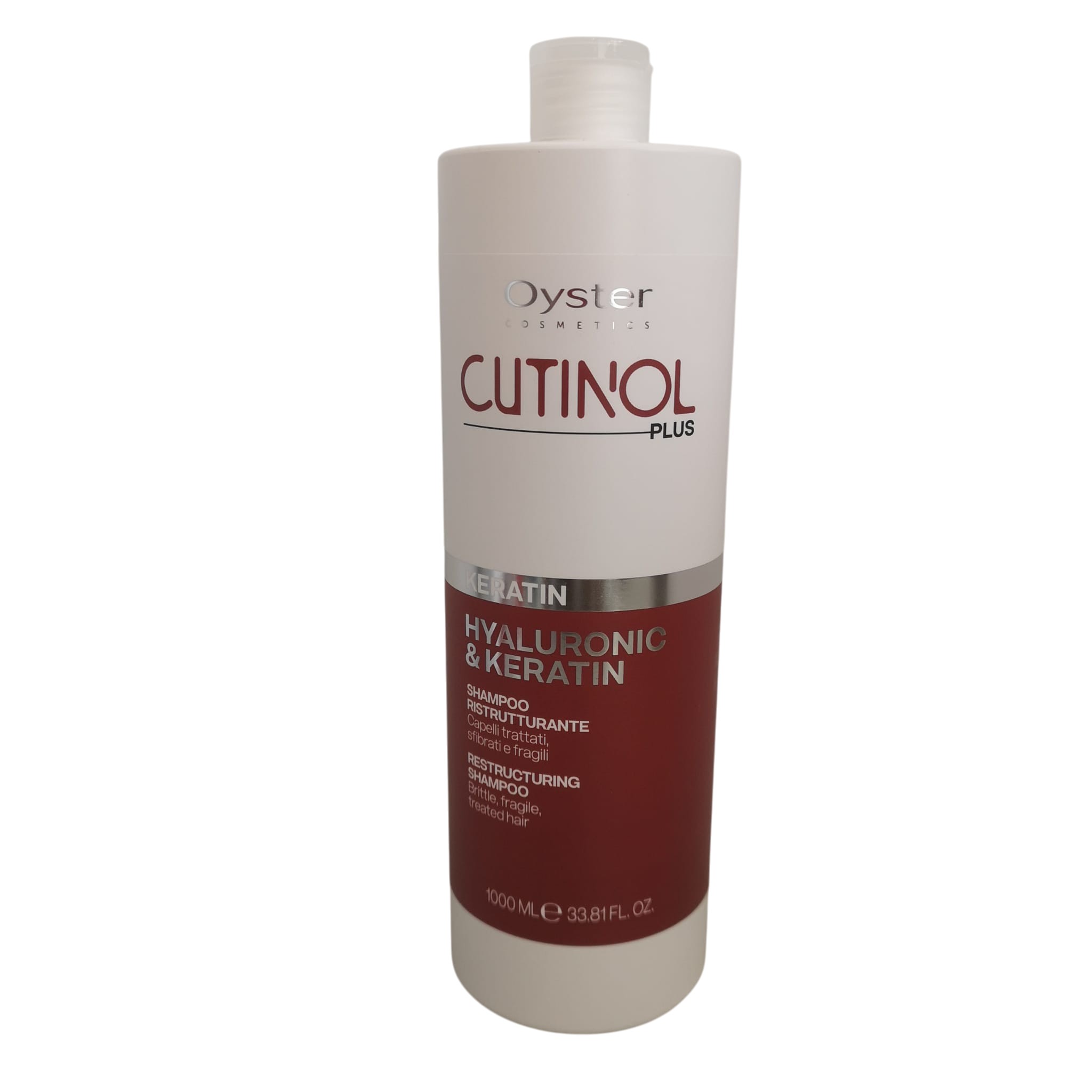 Shampoo Ristrutturante Capelli Secchi  Oyster Cutinol Plus Keratin 1l
