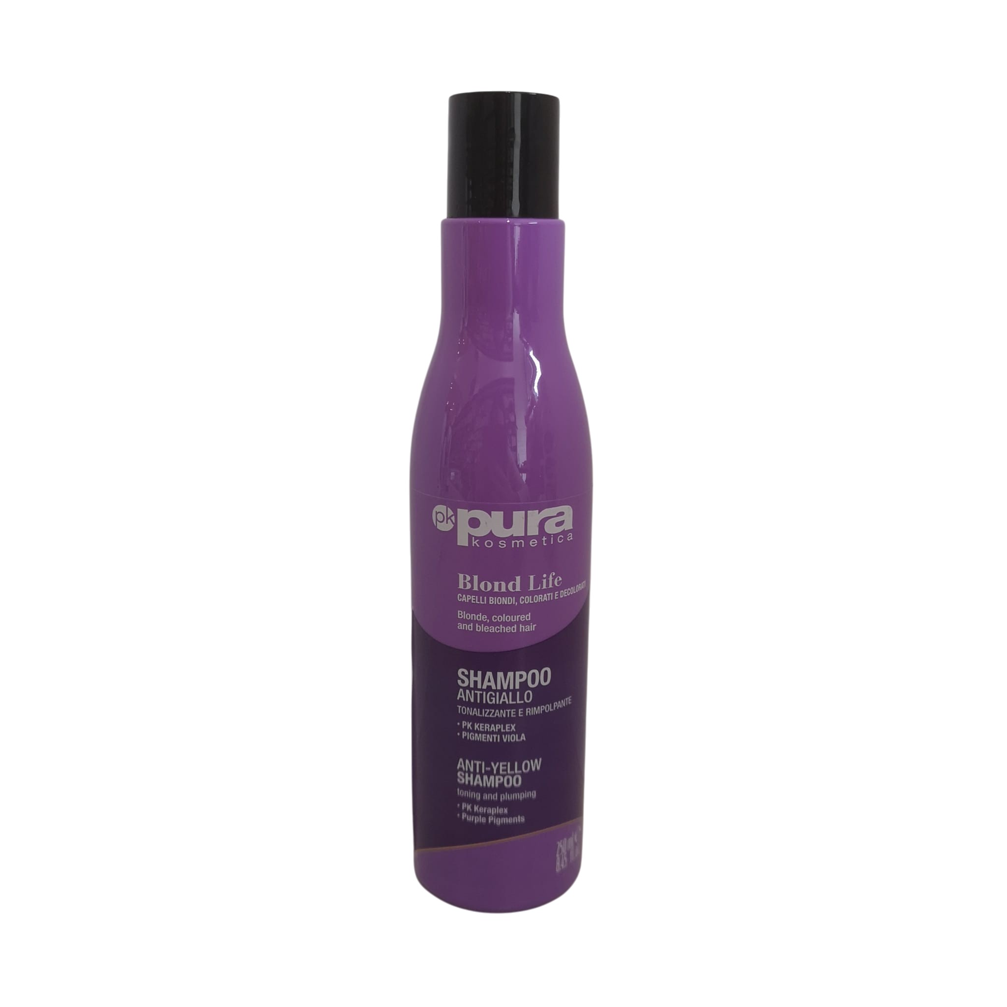 Shampoo Antigiallo Rimpolpante e Tonalizzzante Blond Life Pura Oyster Cosmetics 250ml