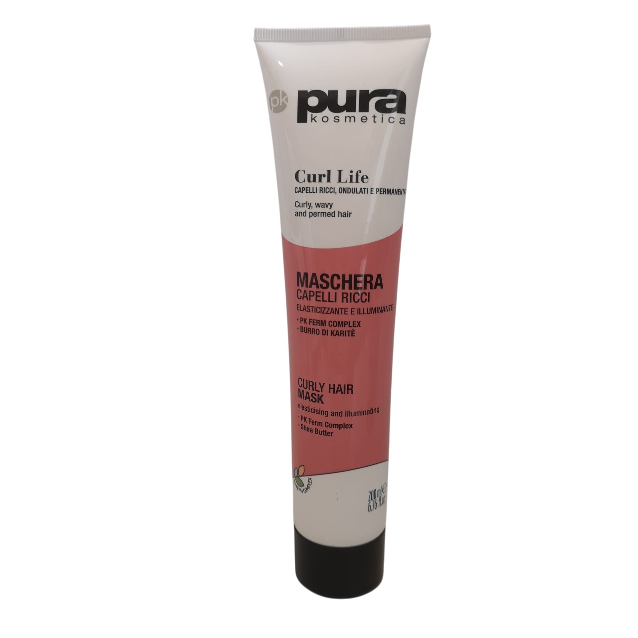 Maschera Elasticizzante e Illuminante Capelli Ravviva Ricci Curl Life Pura Oyster Cosmetics 200ml