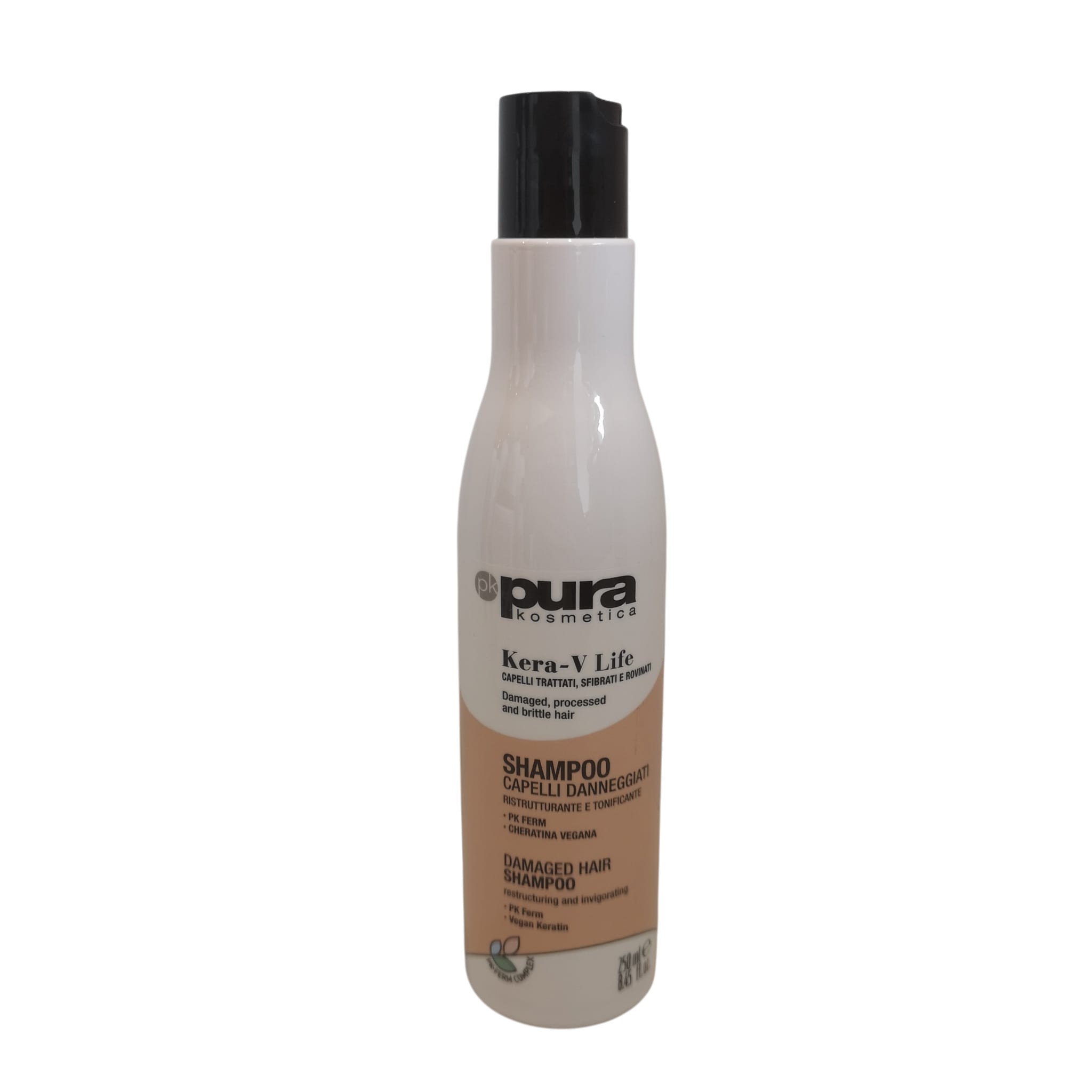Shampoo Ristrutturante e Tonificante Capelli Kera v Life Pura Oyster Cosmetics 250ml