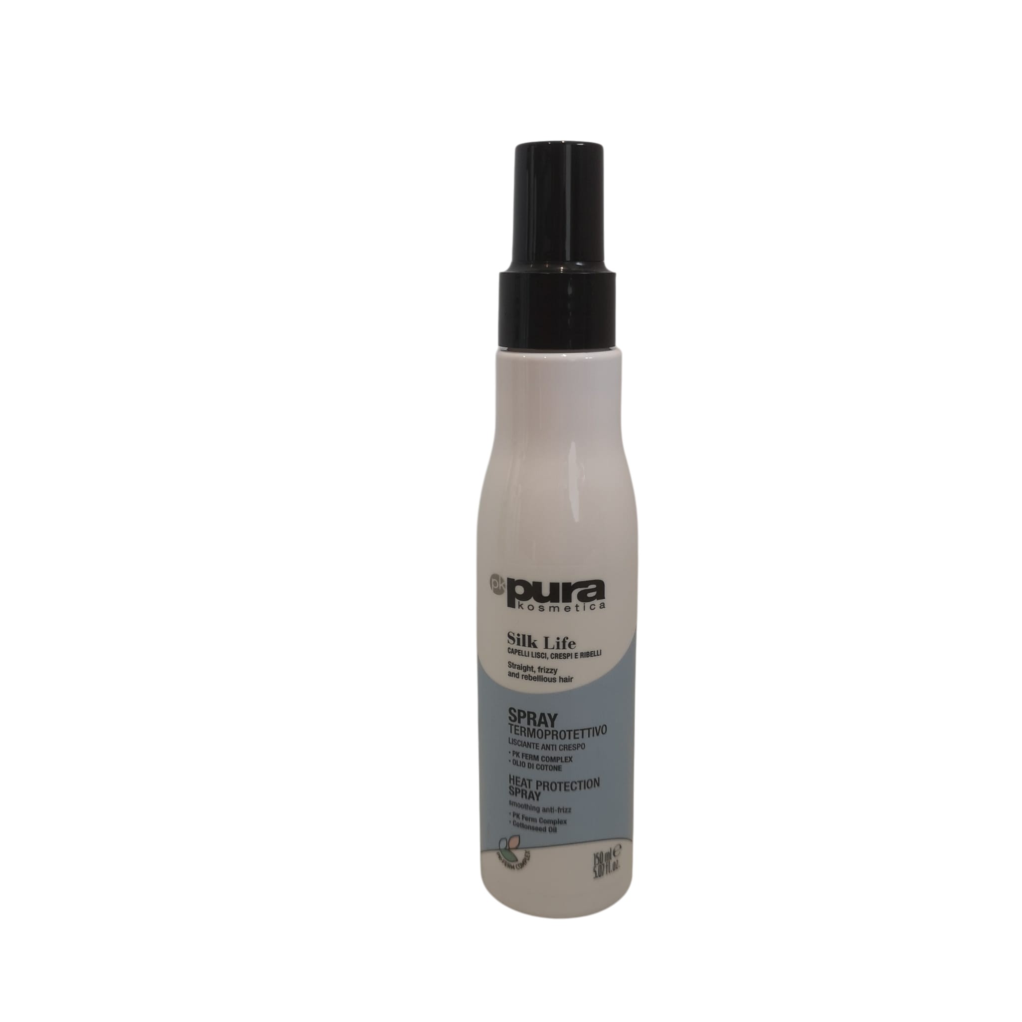 Spray Anti Crespo Termoprotettivo Lisciante Anti Crespo Silk Life Pura Oyster Cosmetics 150ml cod. OYBM25150007