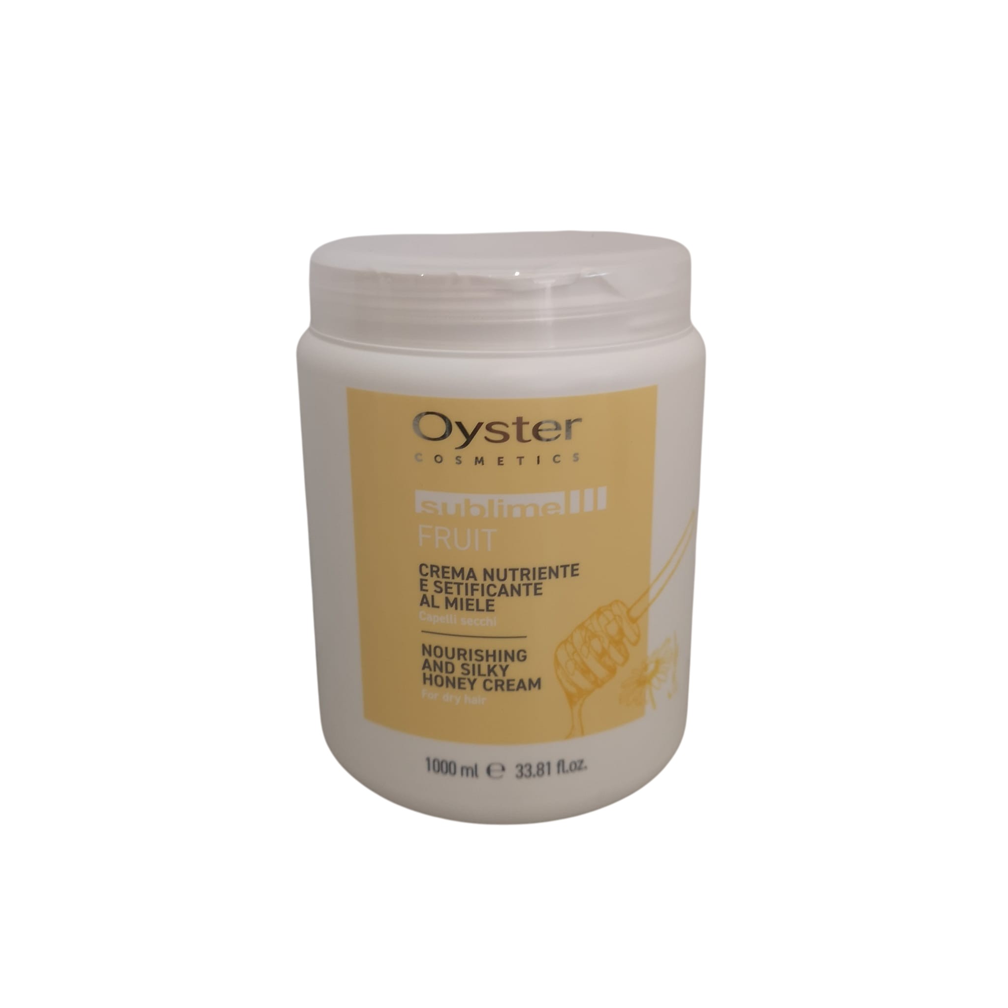 Maschera Ristrutturante per Capelli Secchi e Opachi Al Miele Sublime Fruit Oyster Cosmetics 1000ml