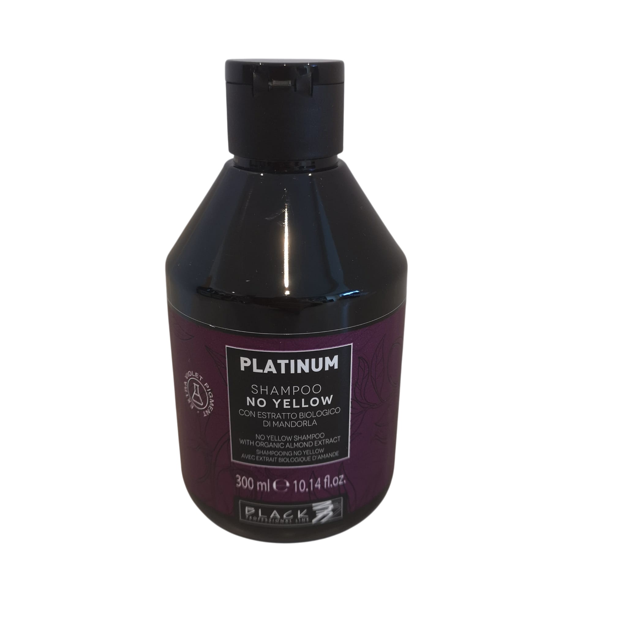 Shampoo Antigiallo per Capelli Biondi Black Parisienne 300ml