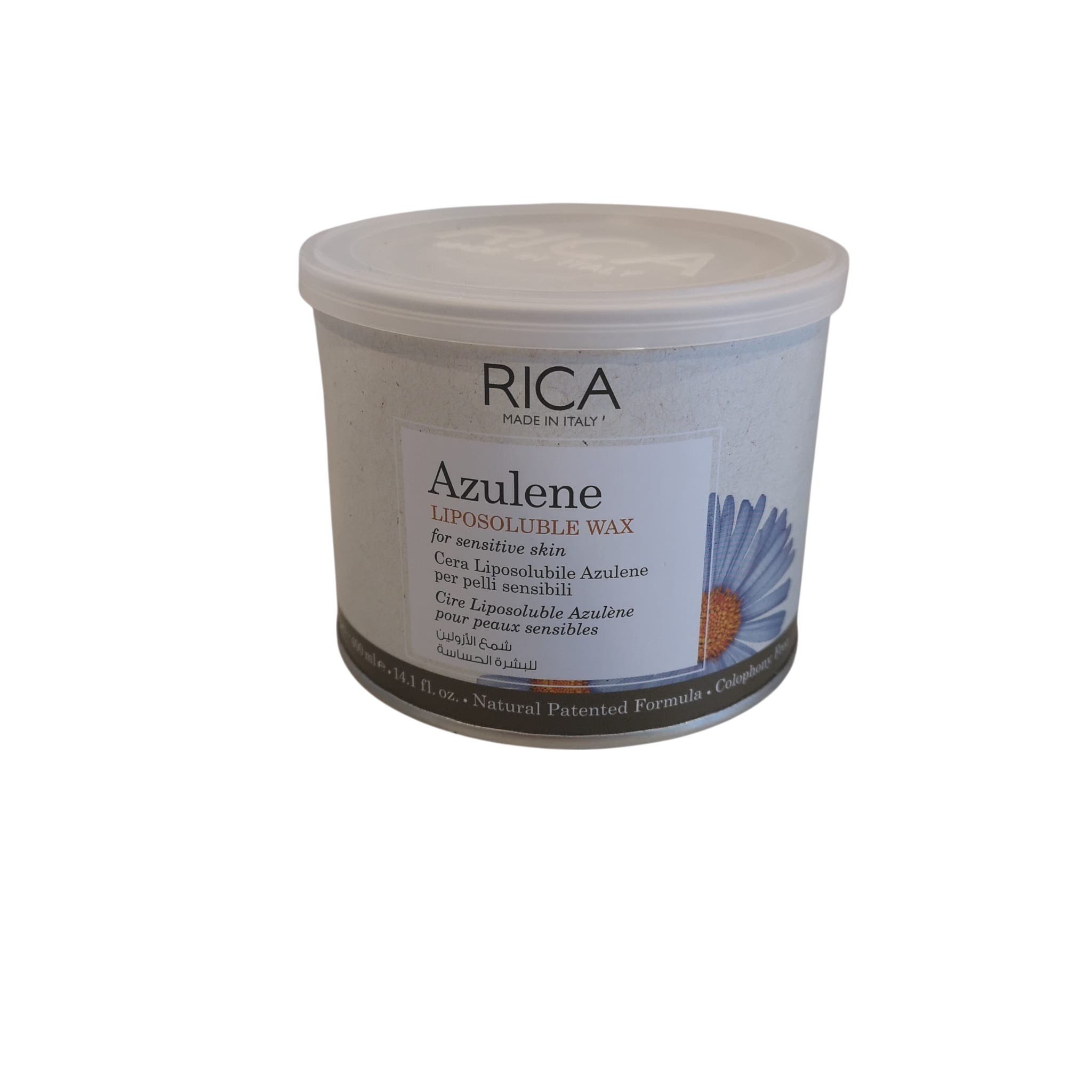 Cera Depilatoria Per Pelli Sensibili Azulene Rica Vaso 400ML