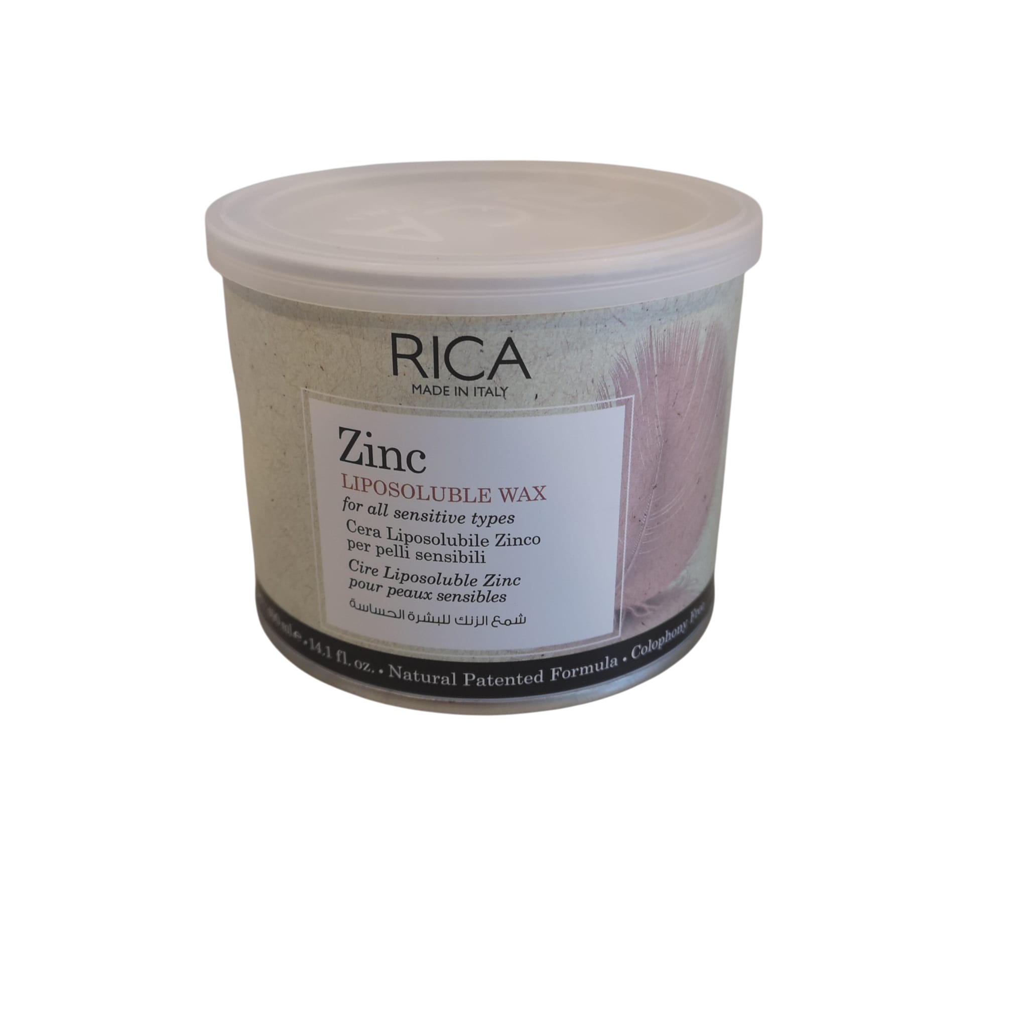 Cera liposolubile Per Pelli Sensibili allo Zinco Rica 400ML.