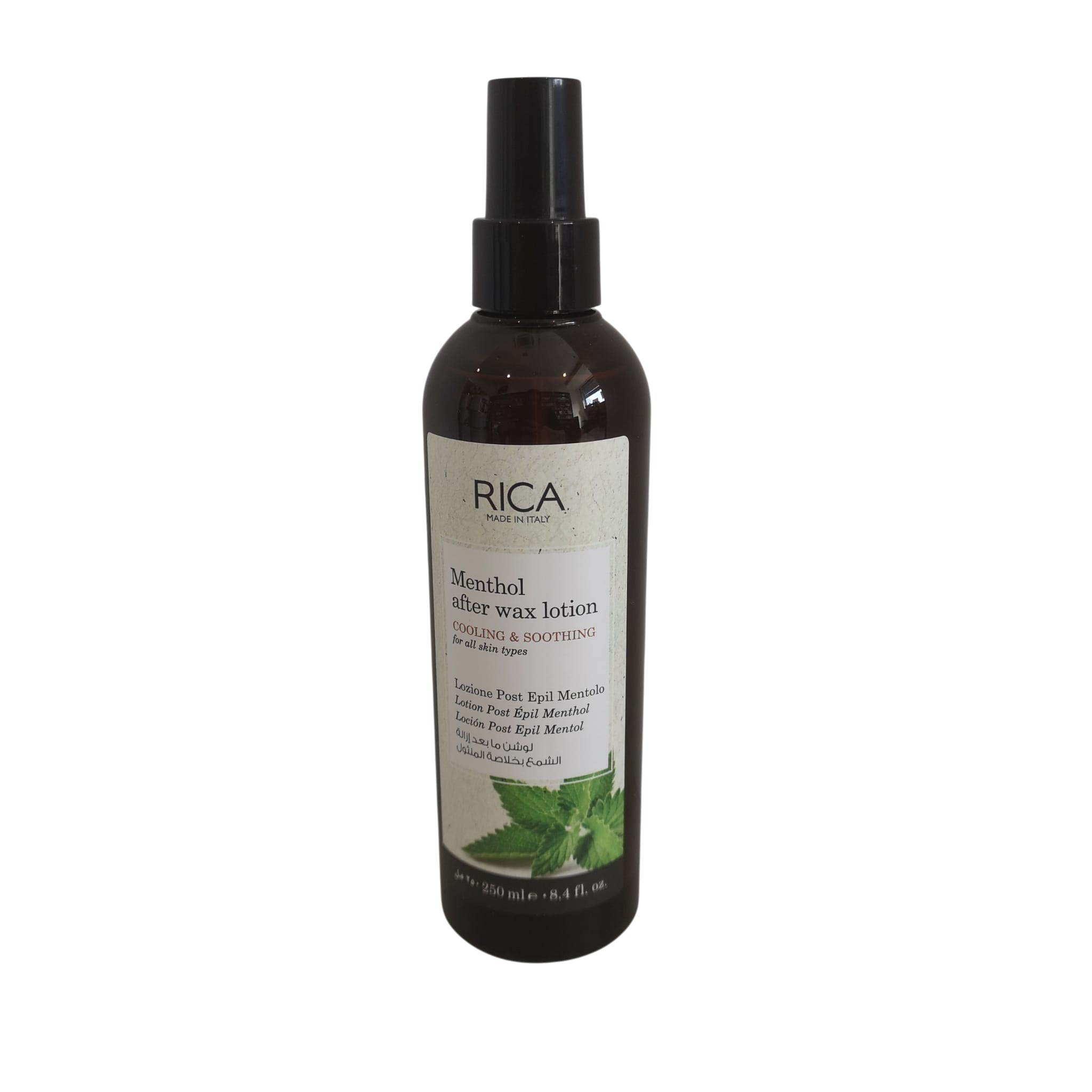 Lozione Olio Spray Post Epilazione Mentolo Rica 250ml