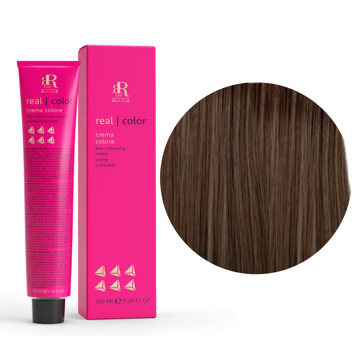 Tinta Colore Capelli In Crema  N. 6.0 Biondo Scuro RR Line 100ml