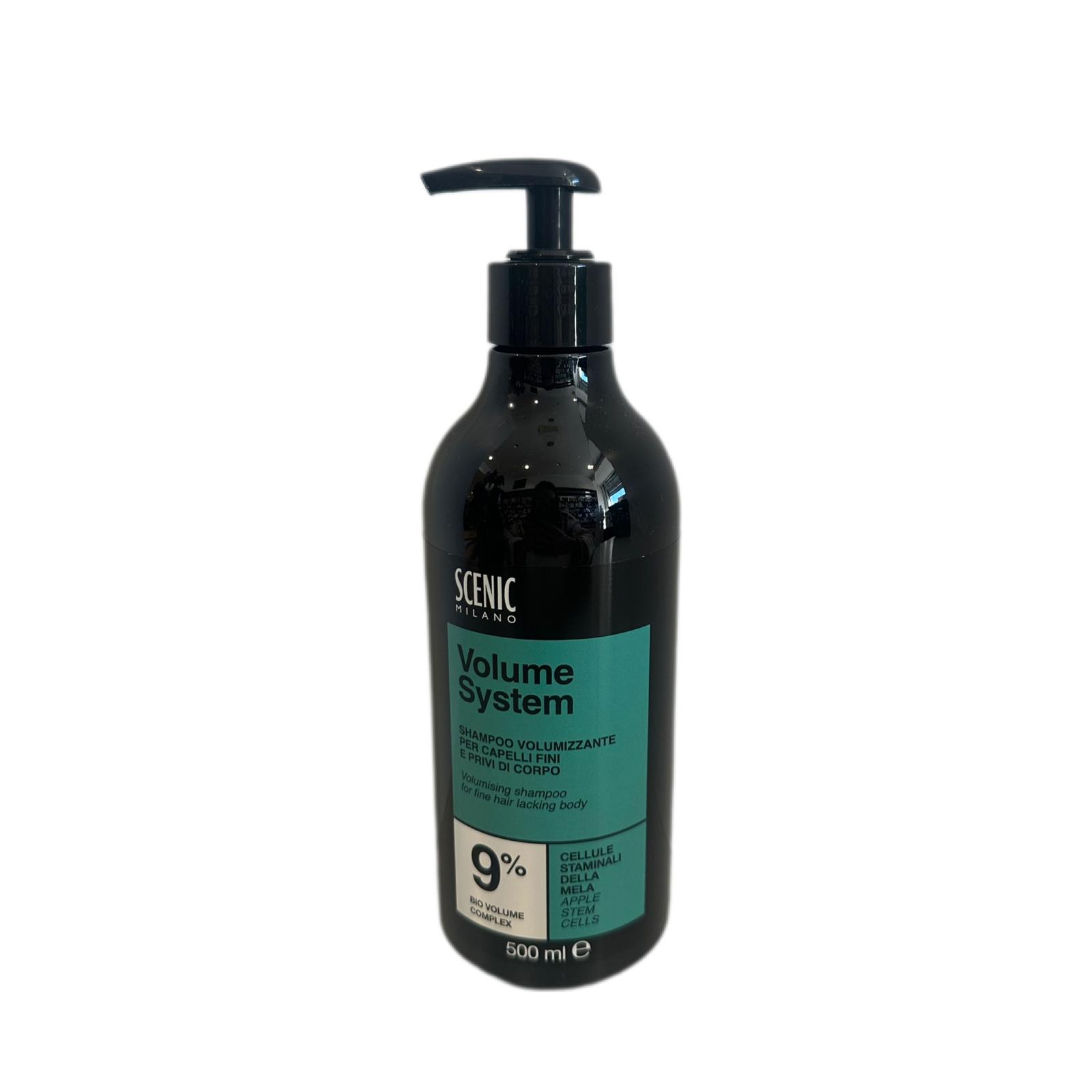 Shampoo Volumizzante Capelli Fini e Privi Di Corpo Cellule Staminali Della Mela Scenic 500ml