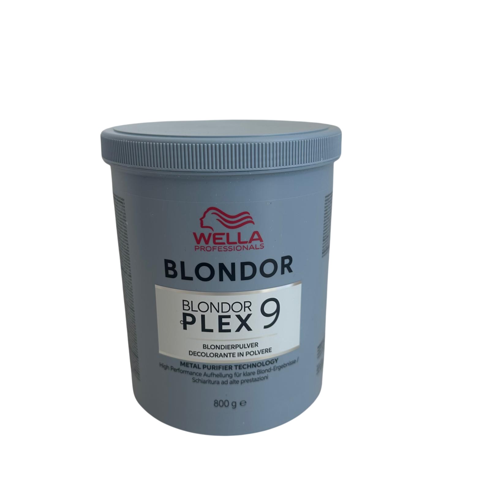 Decolorante Capelli Antigiallo blondor plex 9 toni Wella Professionals 800g