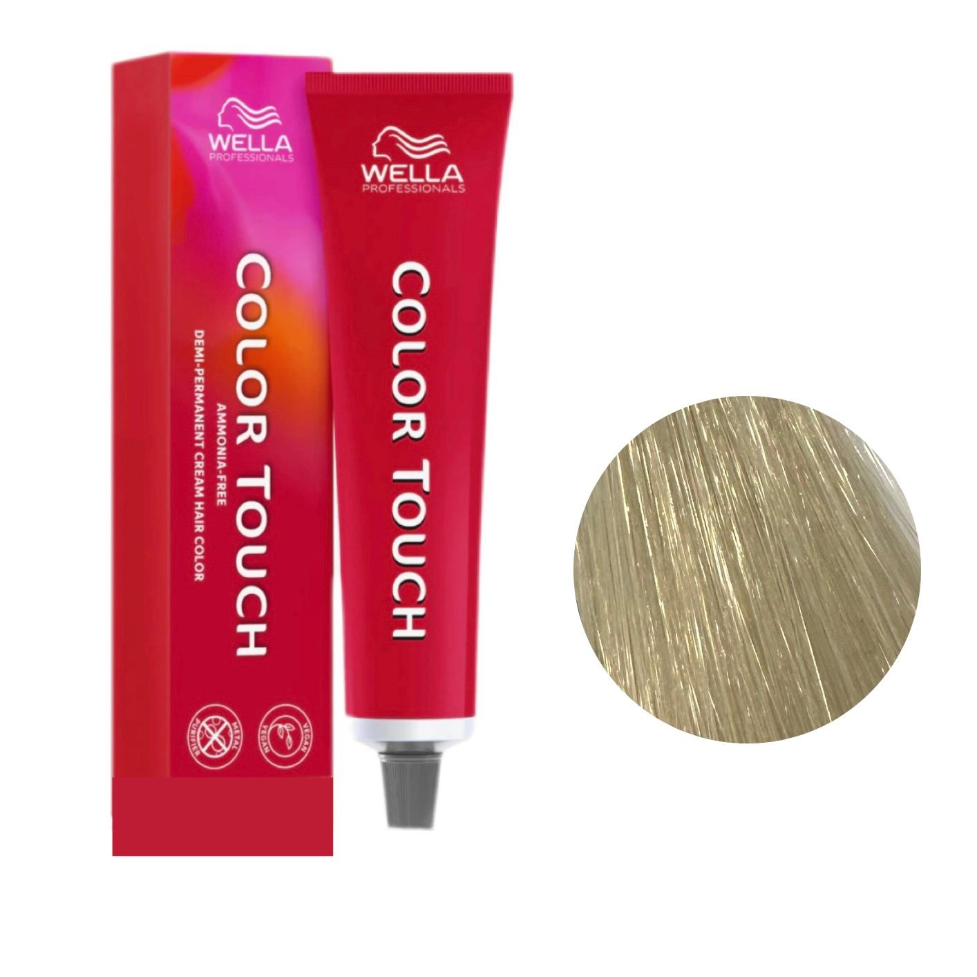 Colore Per Capelli Senza Ammoniaca Color Touch N. 10/0 Biondo Platino Wella Professionals 60ml