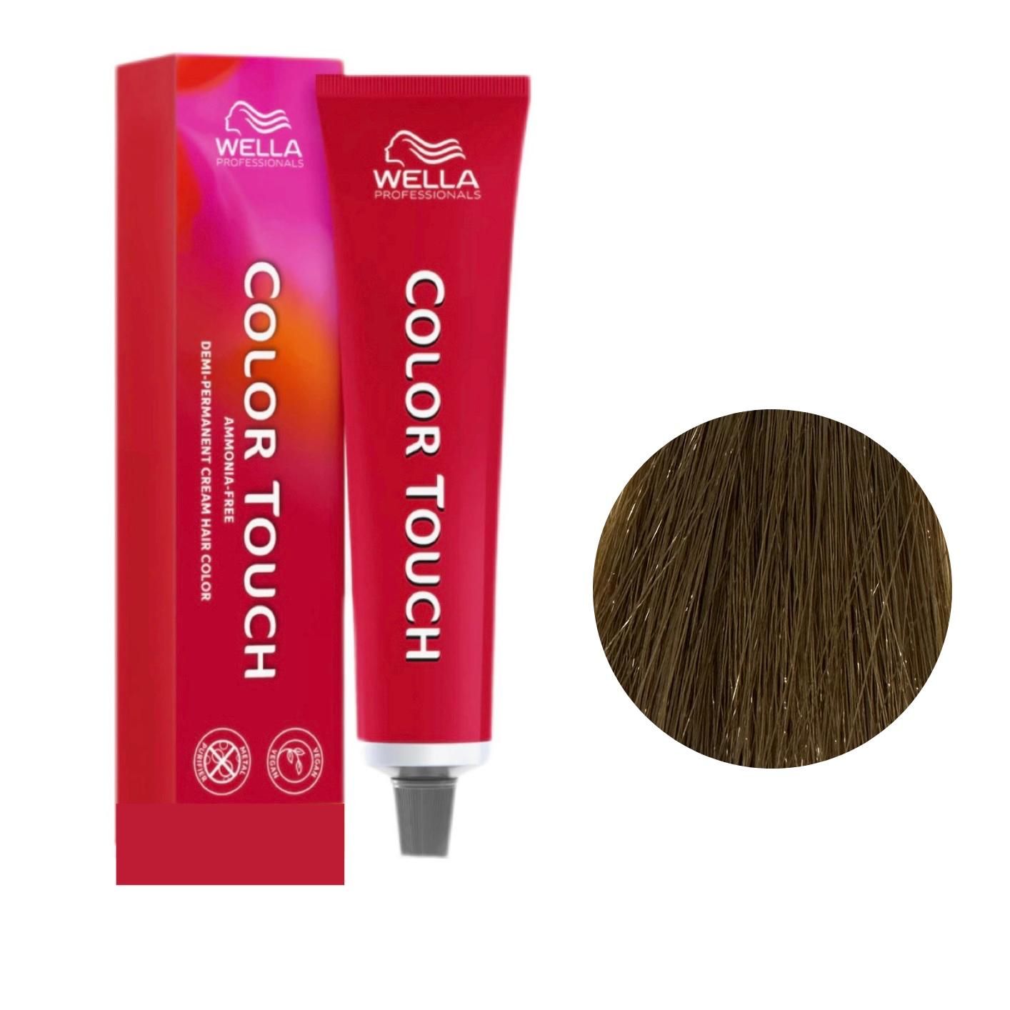 Colore Per Capelli Senza Ammoniaca Color Touch N. 7/0 Biondo Wella Professionals 60ml