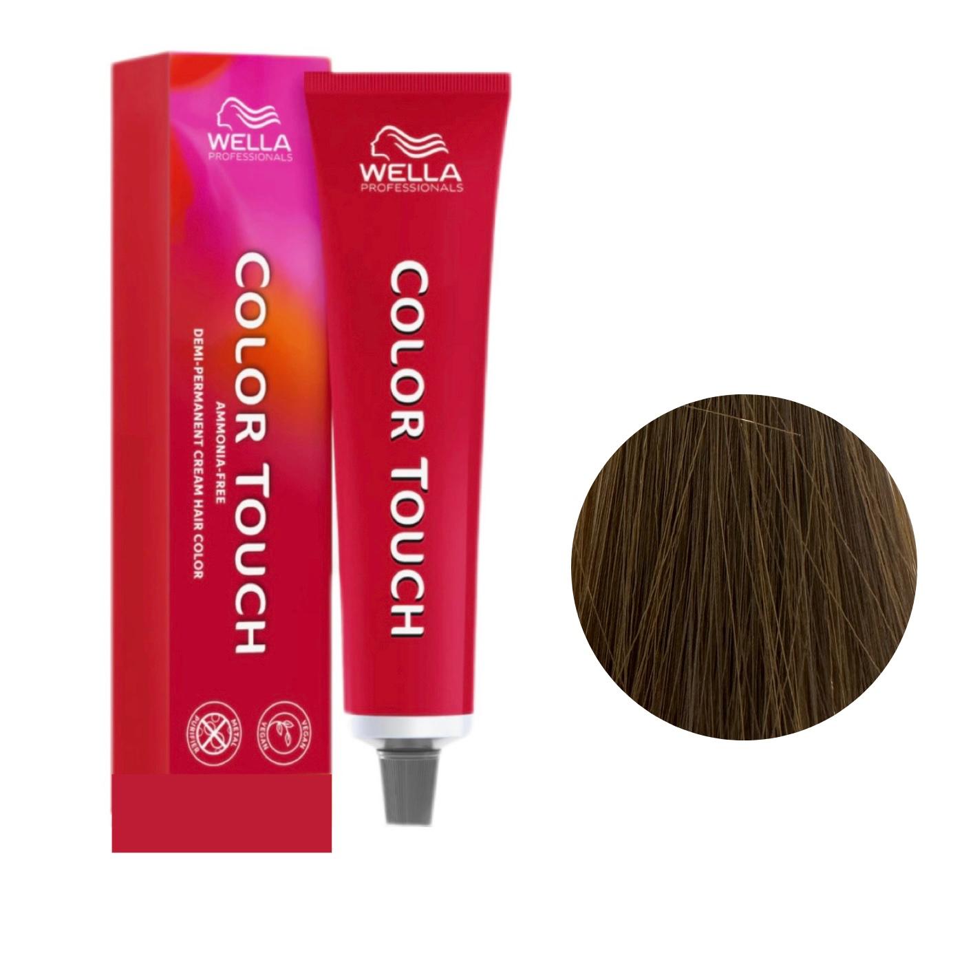 Colore Per Capelli Senza Ammoniaca Color Touch N. 7/3 Biondo Dorato Wella Professionals 60ml