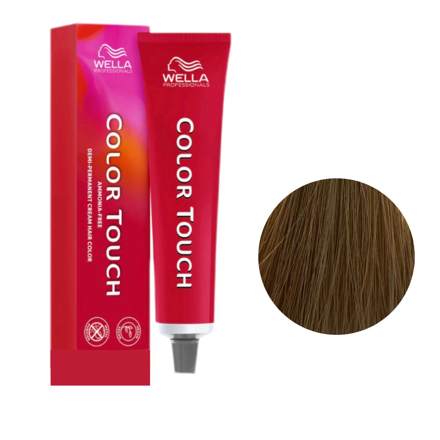 Colore Per Capelli Senza Ammoniaca Color Touch N. 8/3 Biondo Chiaro Dorato Wella Professionals 60ml