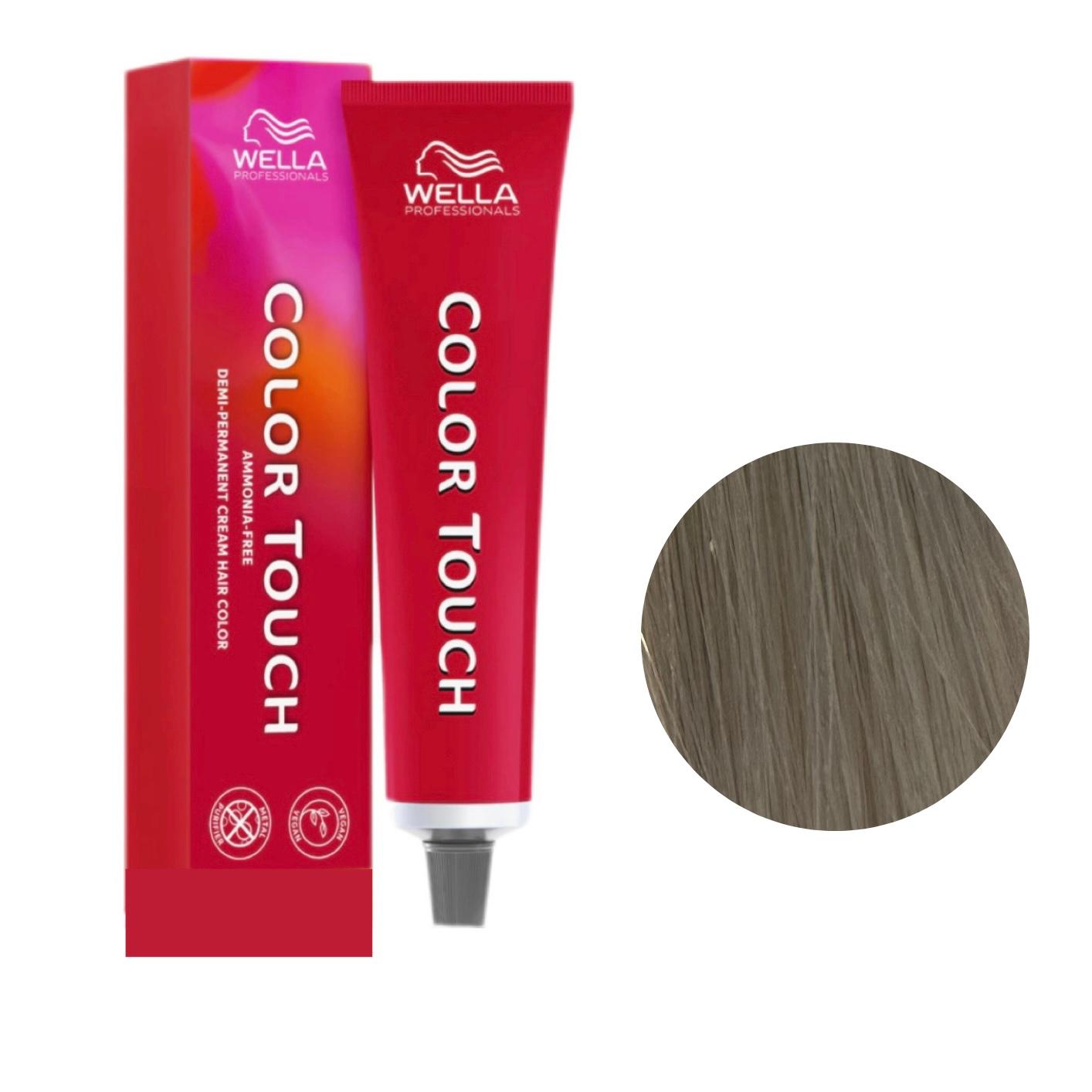 Colore Per Capelli Senza Ammoniaca Color Touch N. 8/81 Biondo Chiaro Perla Cenere Wella Professionals 60ml