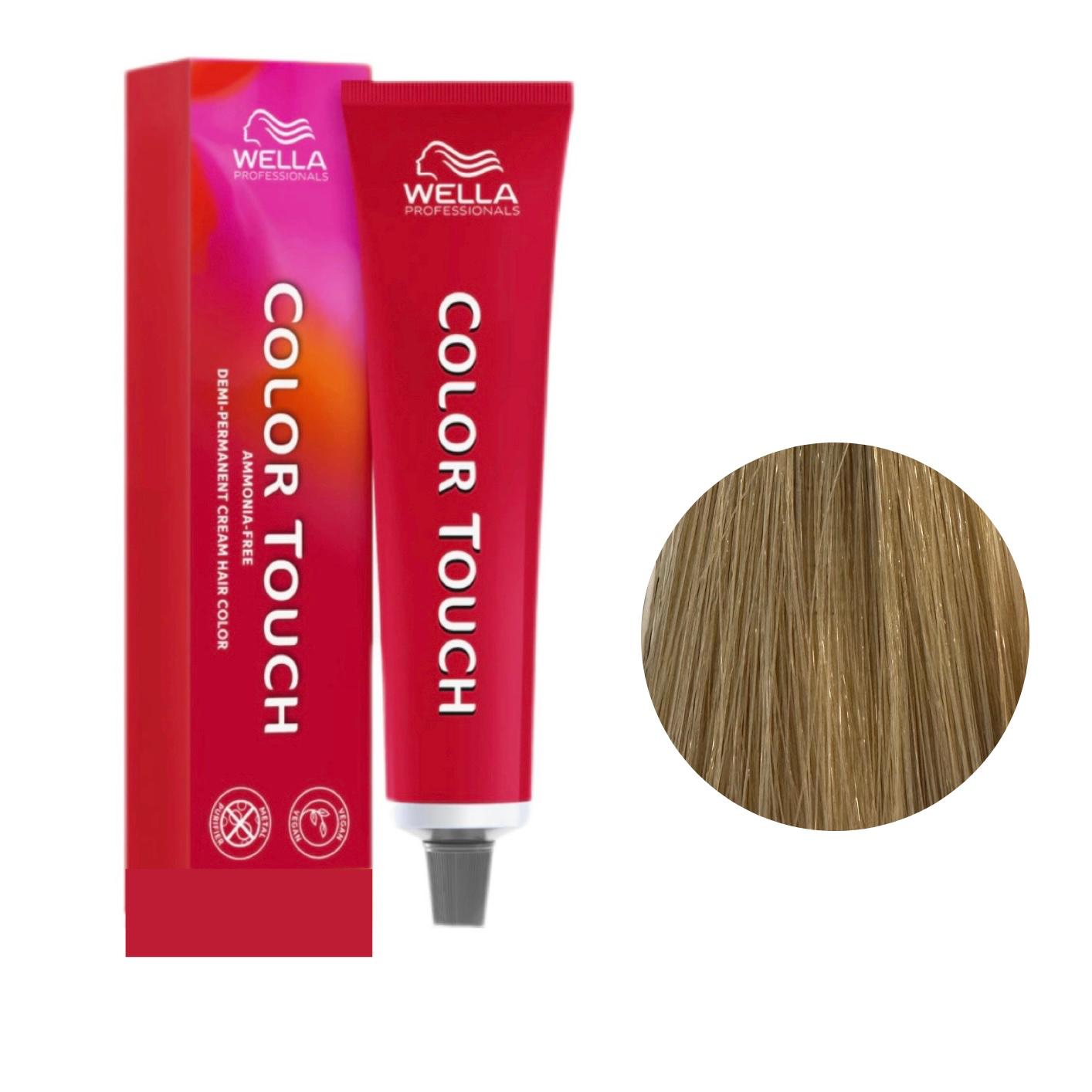 Colore Per Capelli Senza Ammoniaca Color Touch N. 9/01 Biondo Chiarissimo Naturale Cenere Wella Professionals 60ml